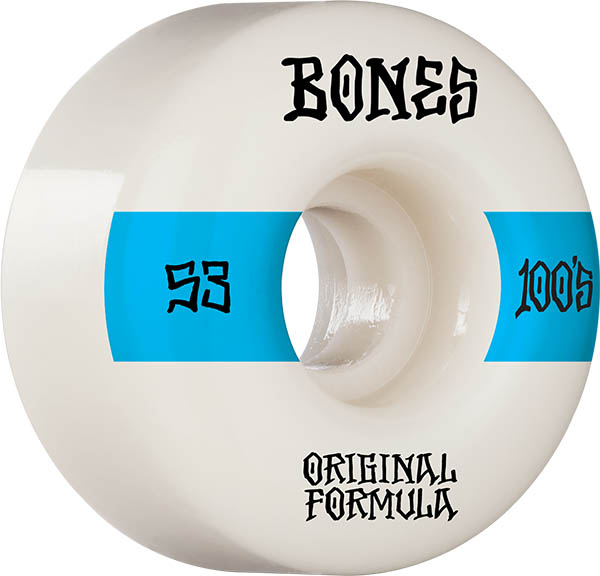 _Bones Wheels 100's OG V4 (Set of 4) 53mm Blue