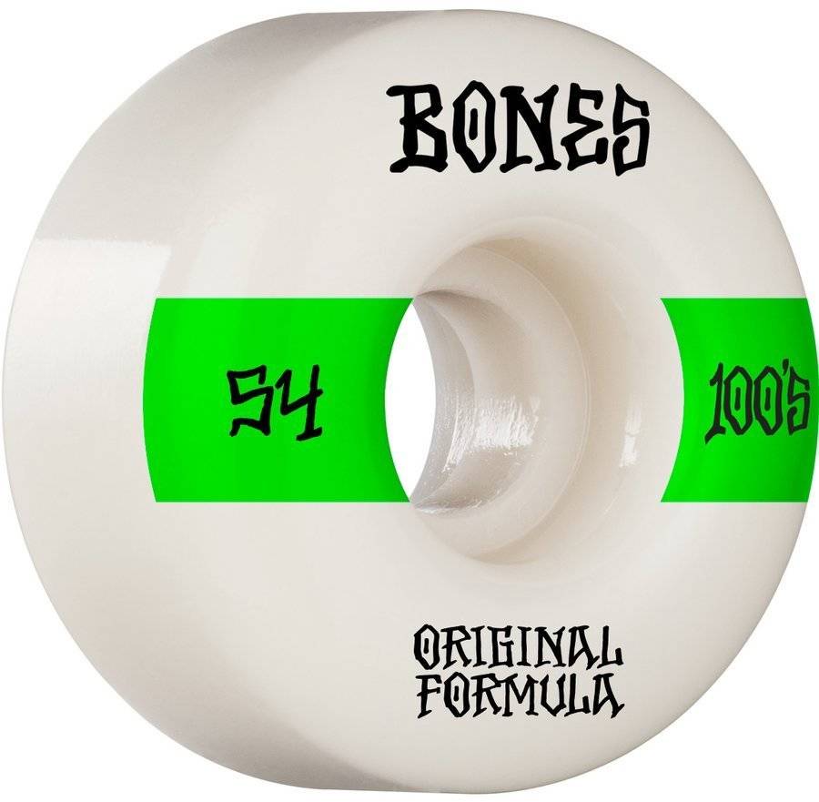 _Bones Wheels 100's OG V4 (Set of 4) 54mm Green