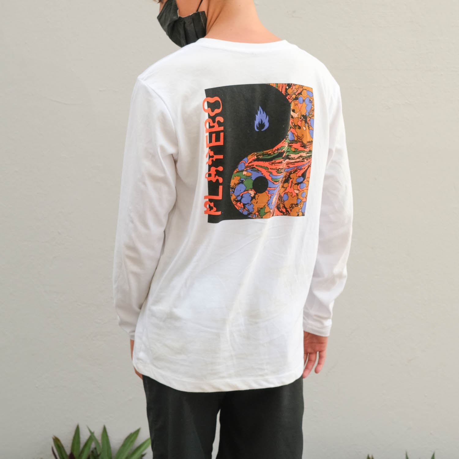 Acid Ying Kids Long Sleeve White