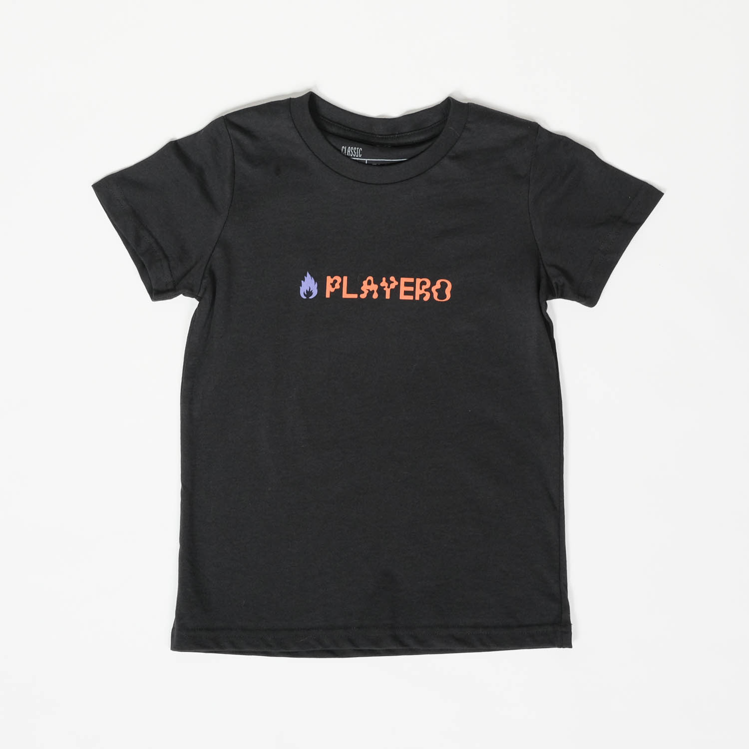 Acid Splash Yin Yang Kids Tee Black