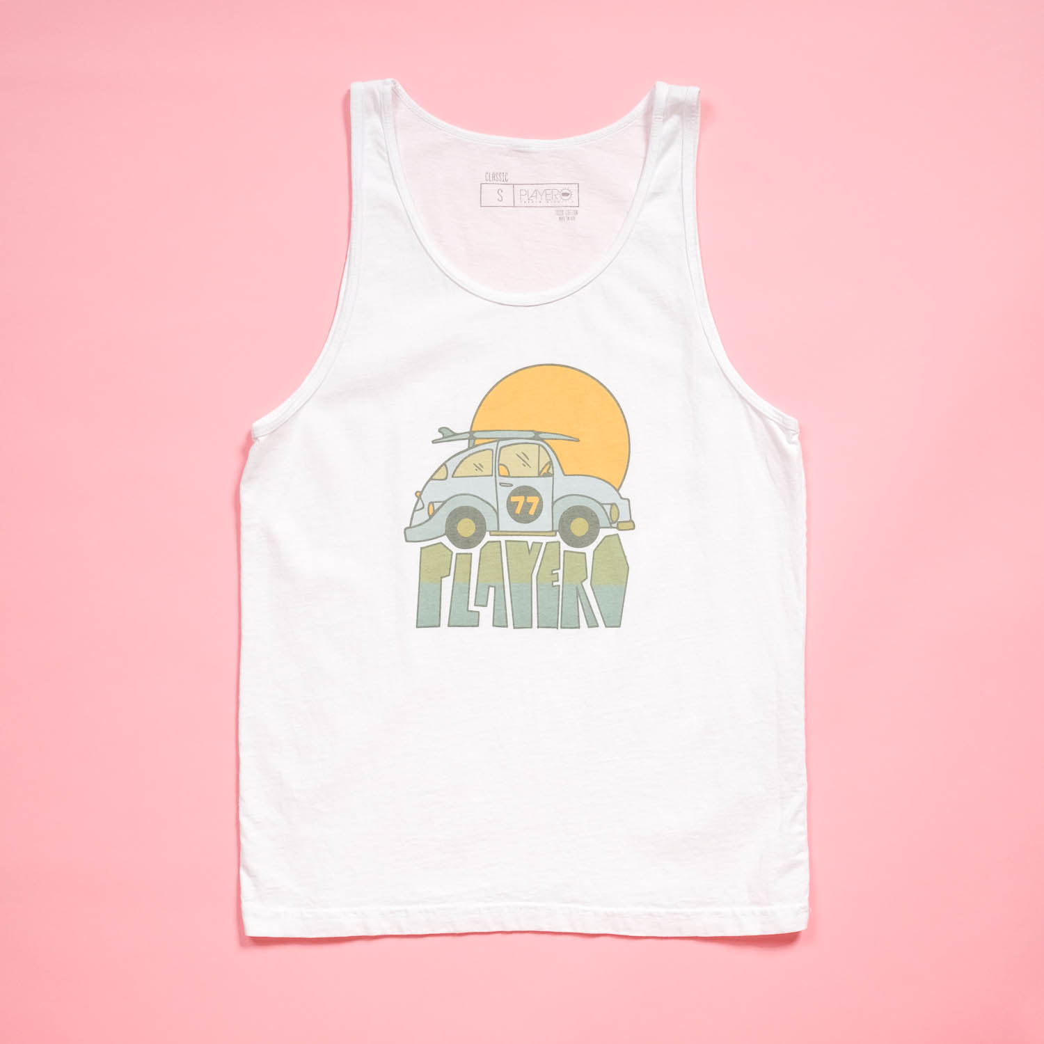 Beetle Tank Top White