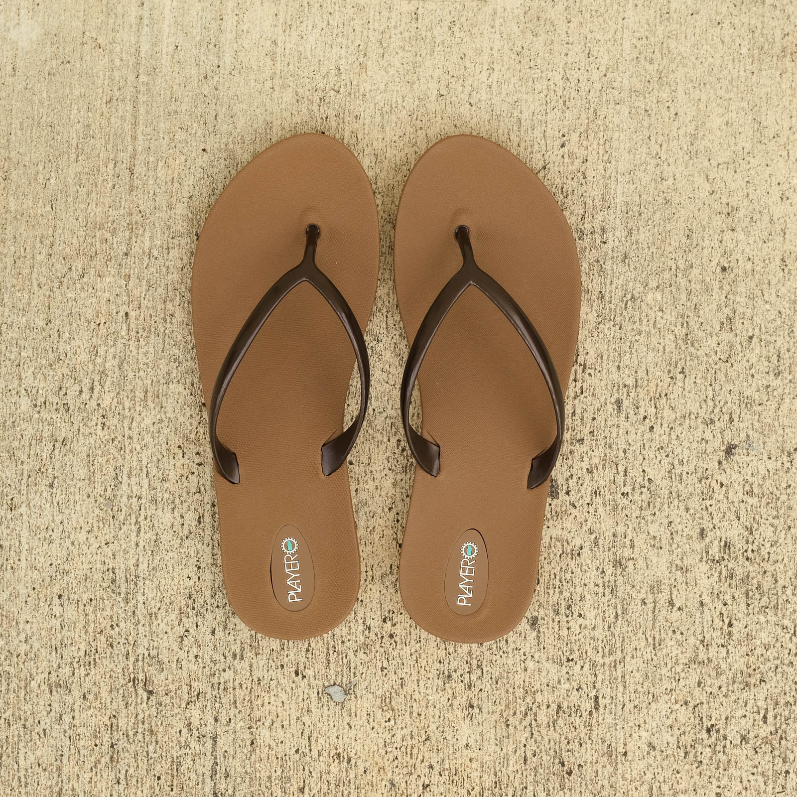 Bonbon Womens Flip Flop Tan Copper