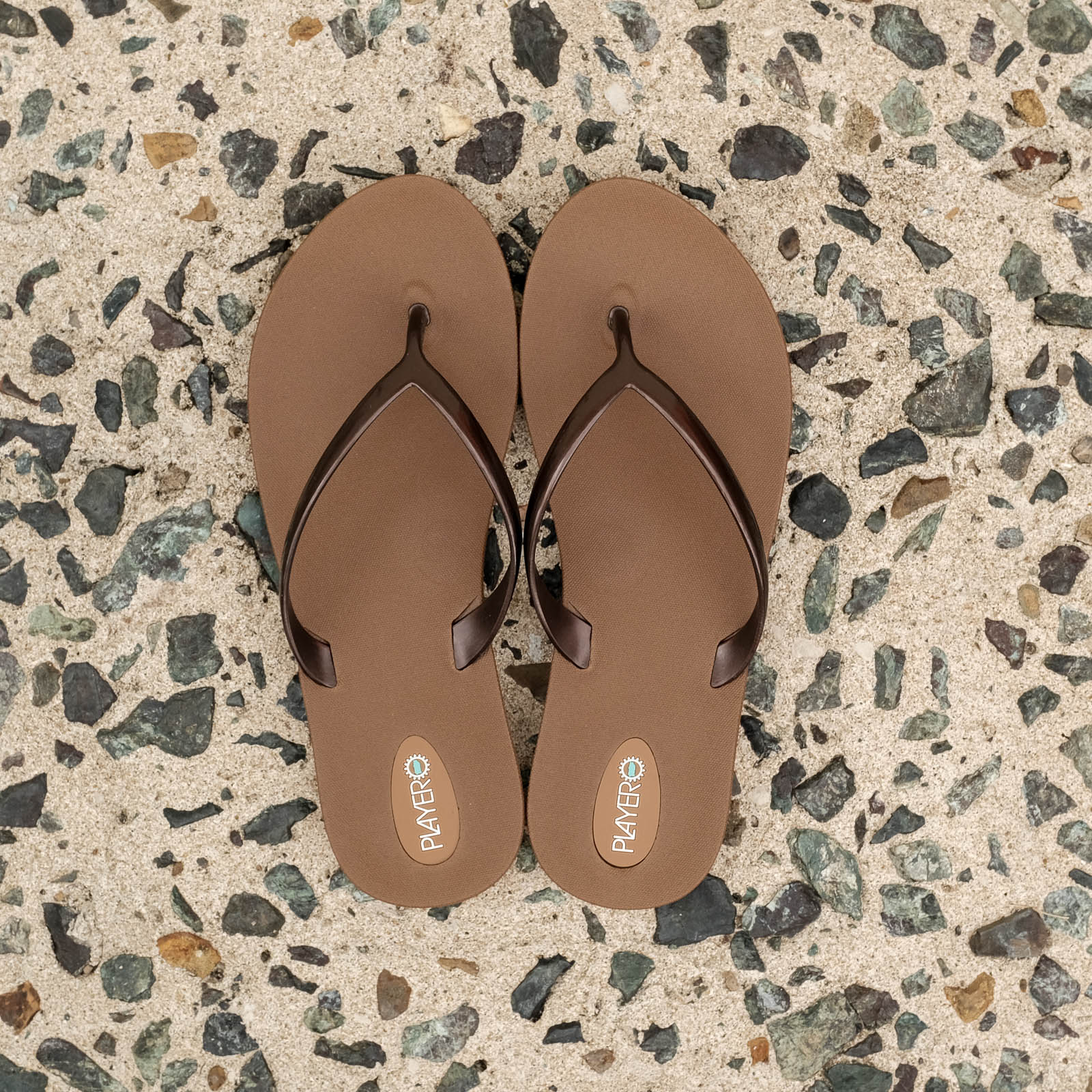 Bonbon Womens Flip Flop Tan Copper