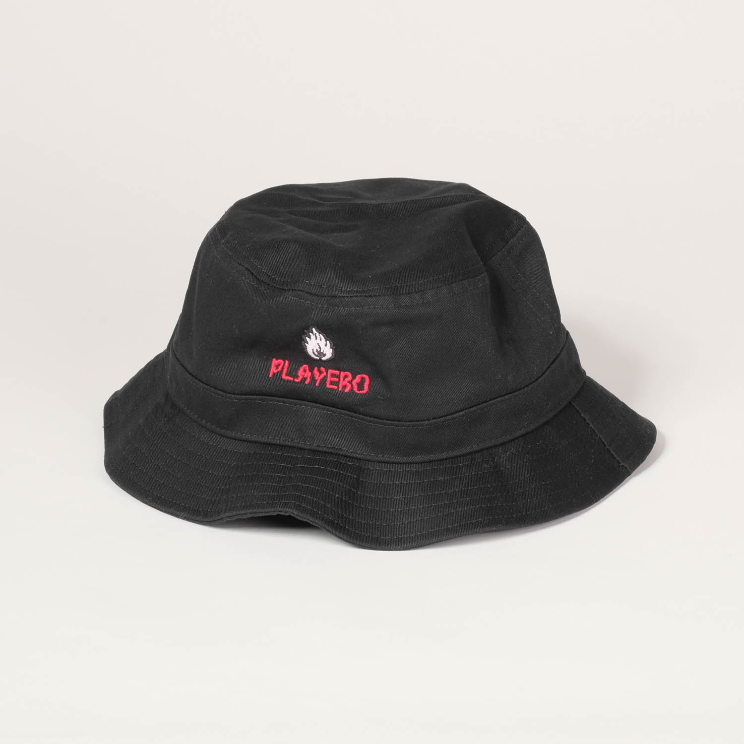 Bubblegum Fire Bucket Hat Black