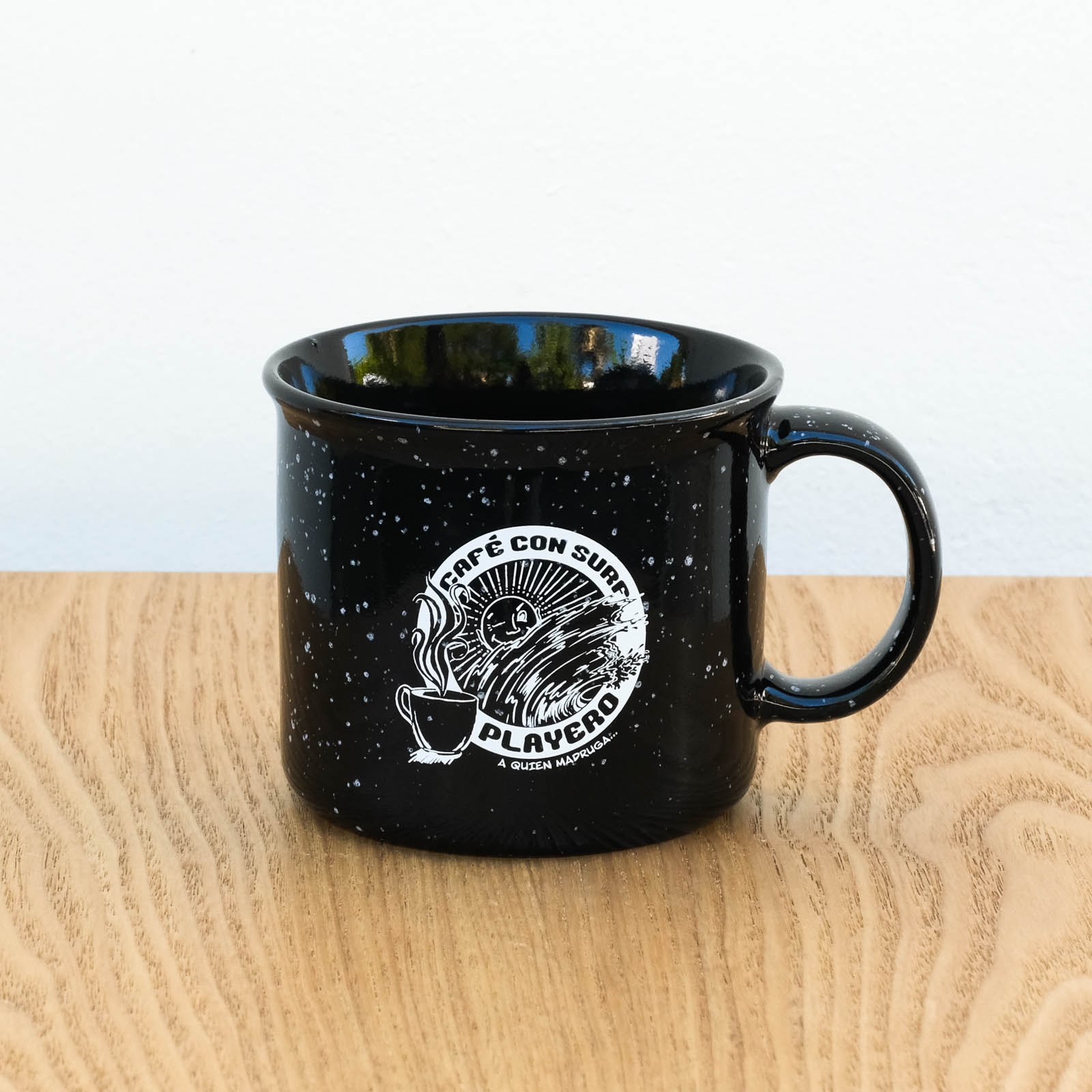 Cafe Con Surf Mug Black