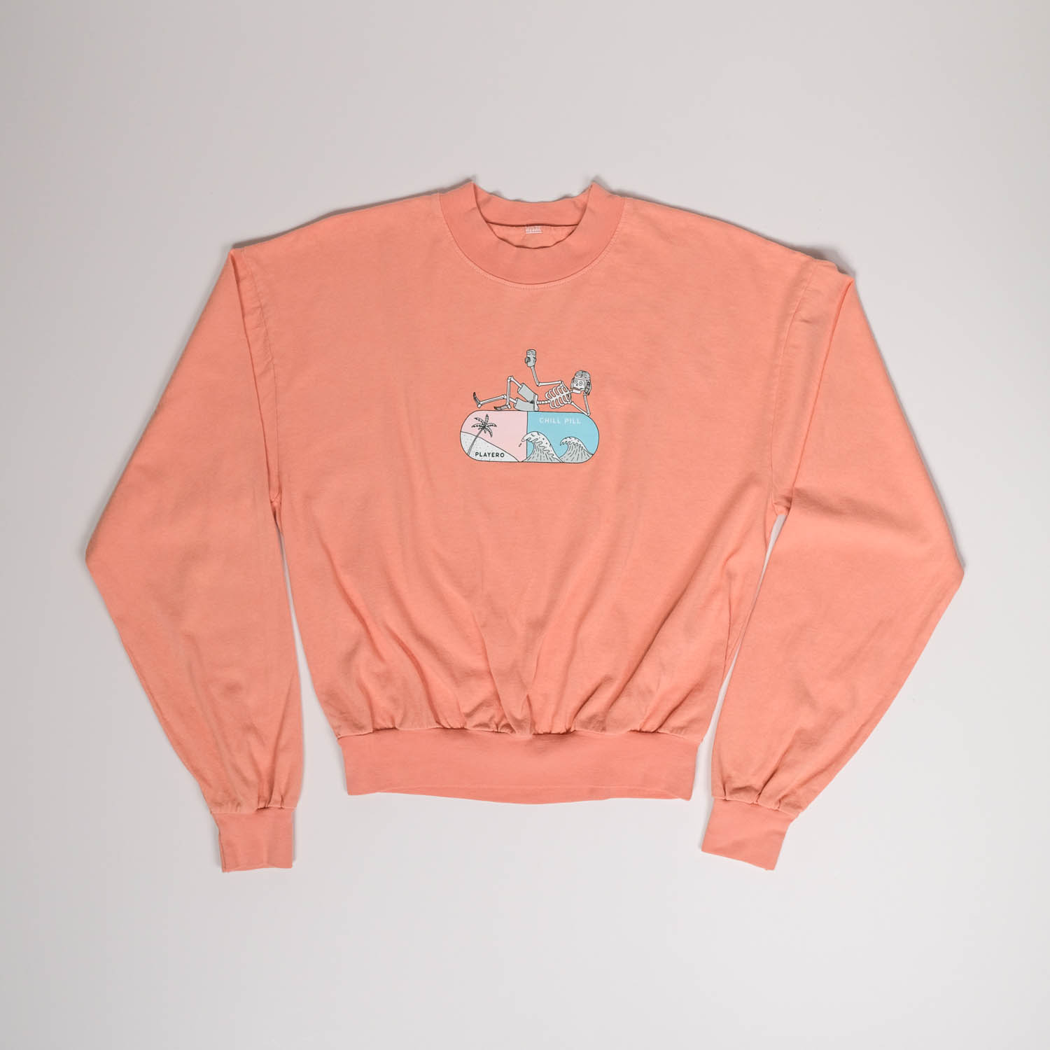 Chill Pill Women's Long Sleeve Mid Peach