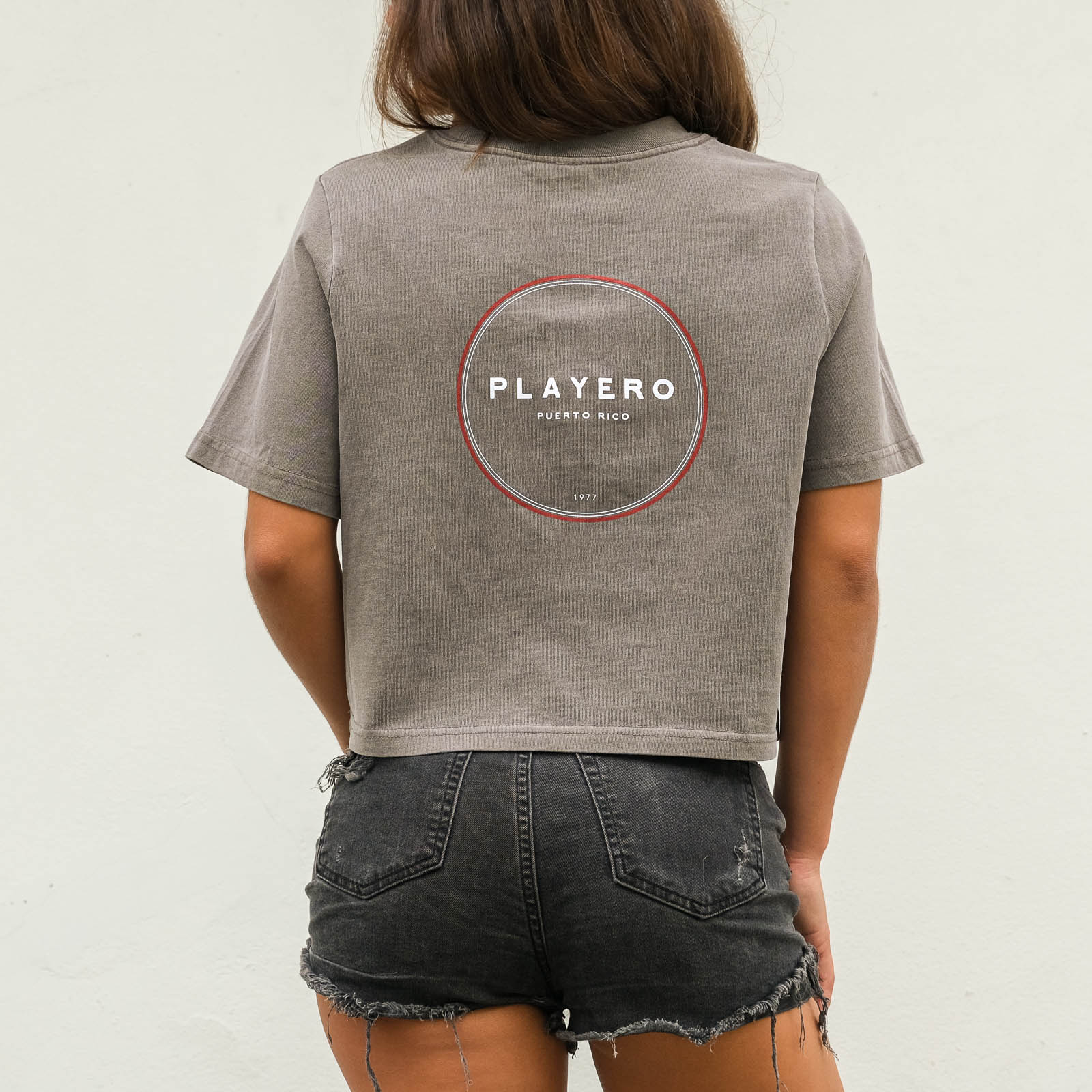 Coaster Womens Heavy Mid Tee Grey