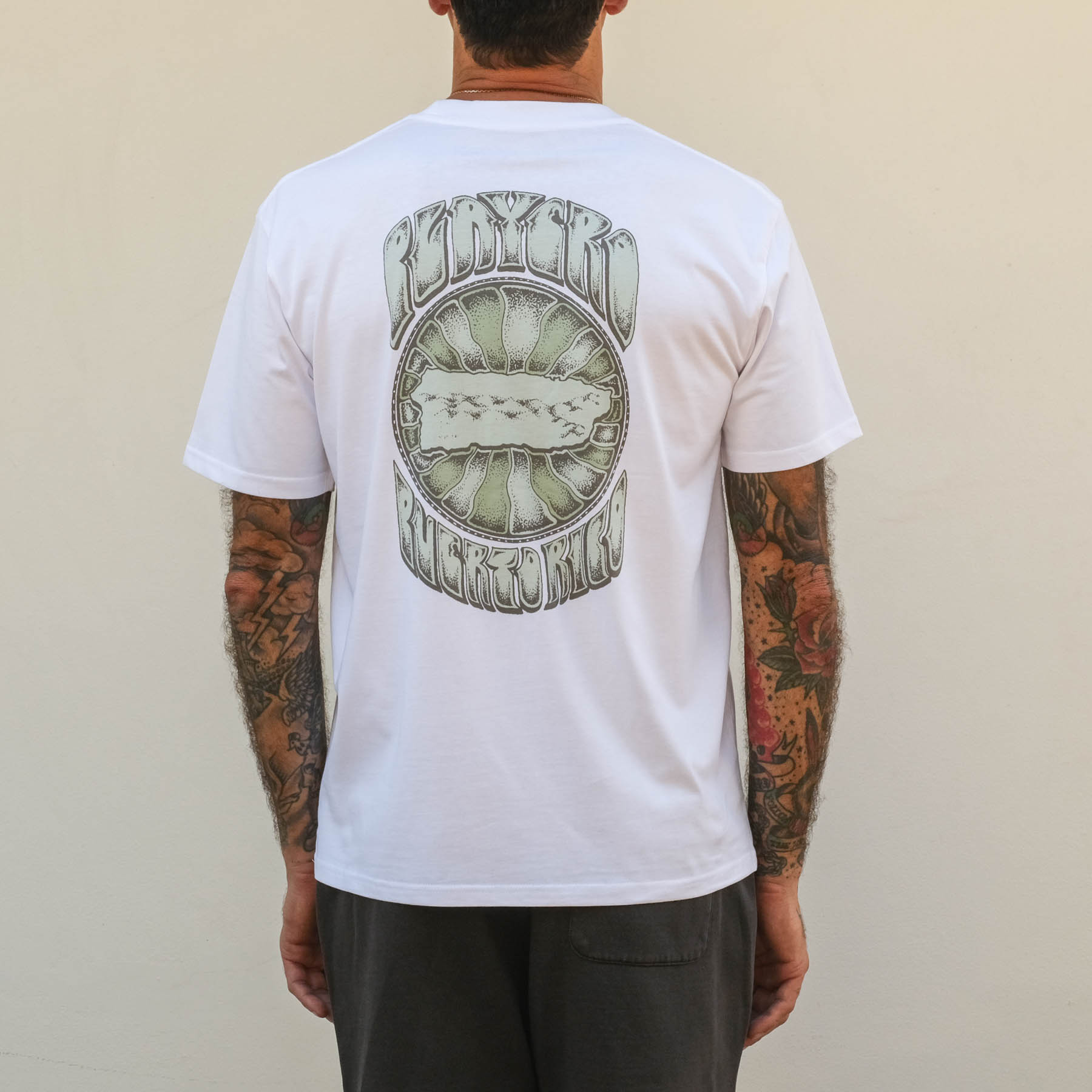Cosmico Trim Tee White
