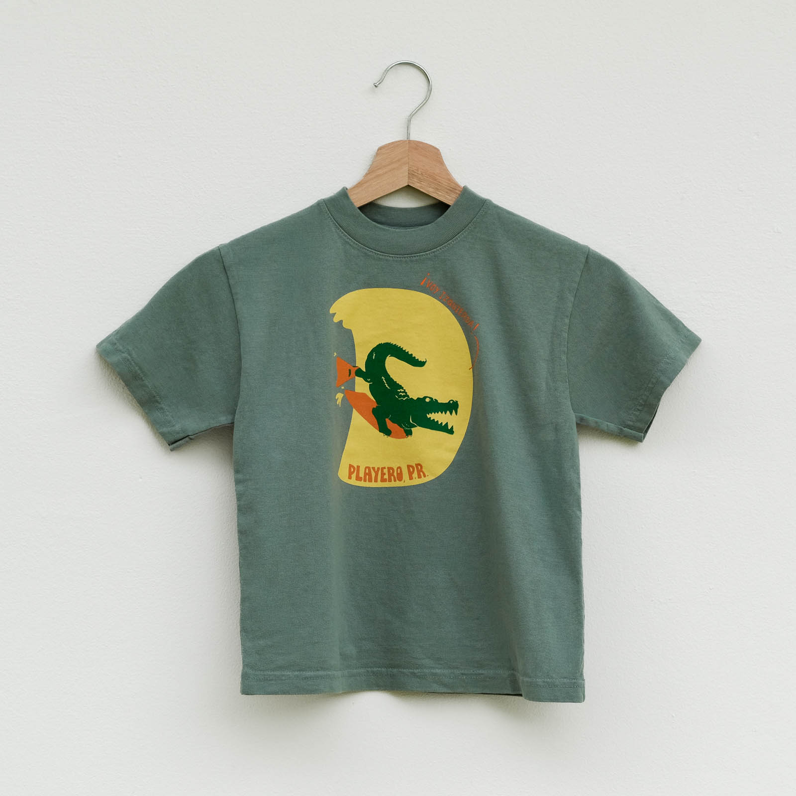 Croc Kids Tee Light Green
