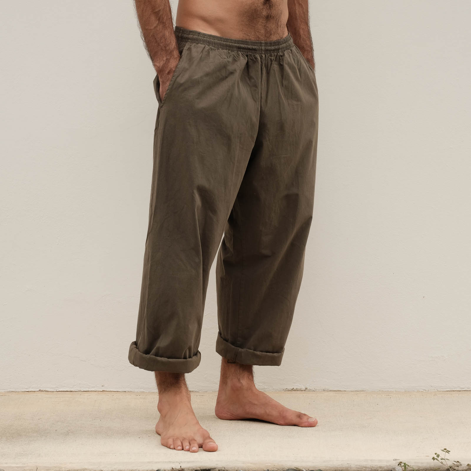 Essentials Poplin Wide Pant 
