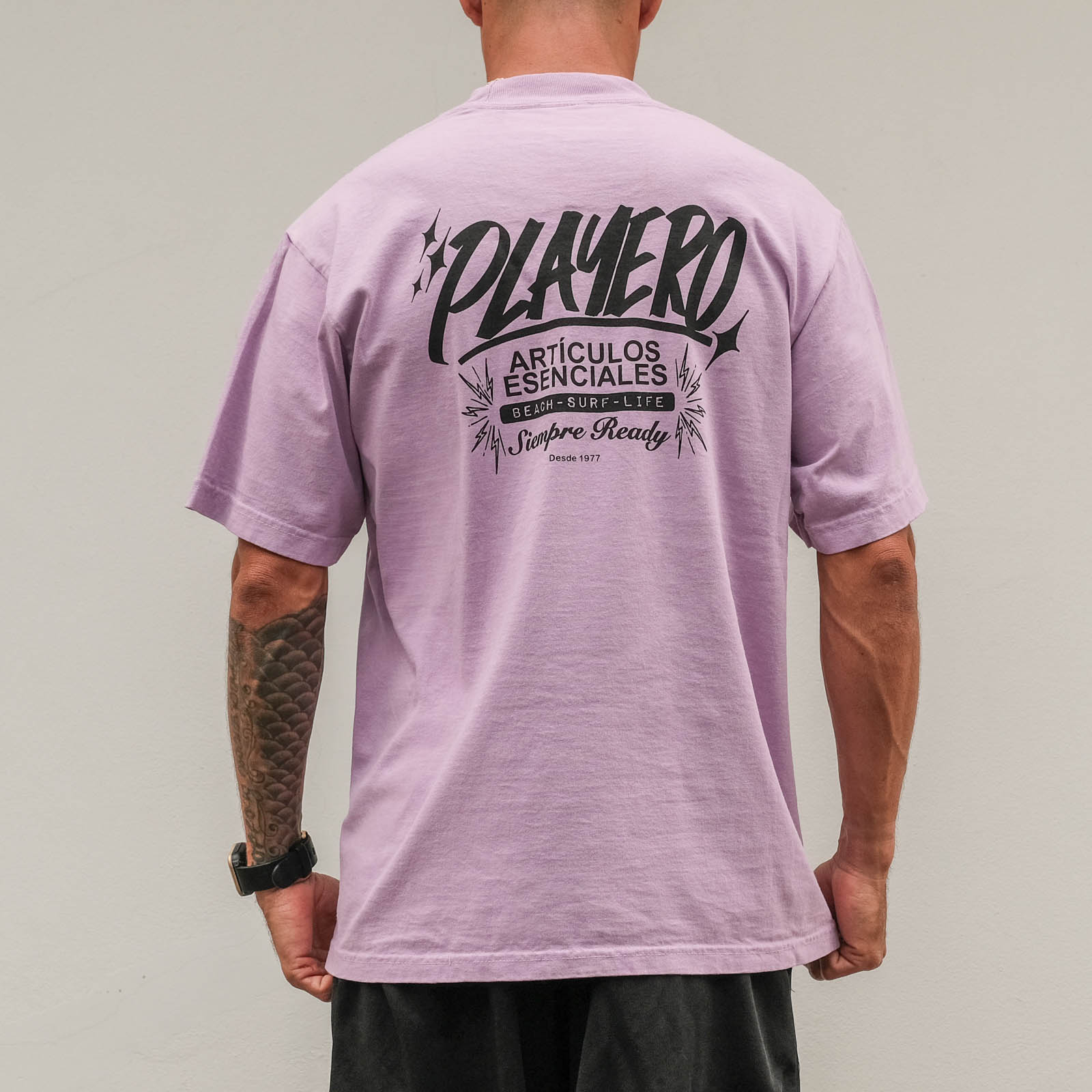  Essentials Heavy Tee Lilac