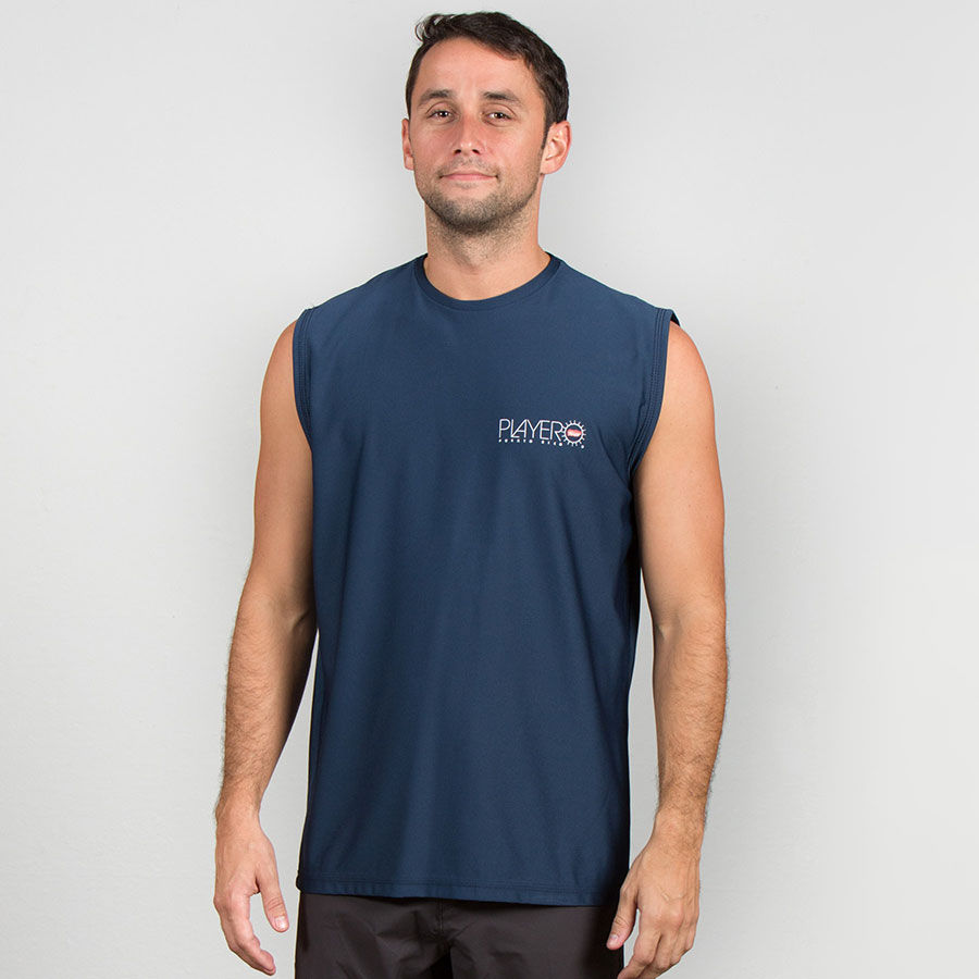 Playero Mens Classic Sleeveless Beach Shirt