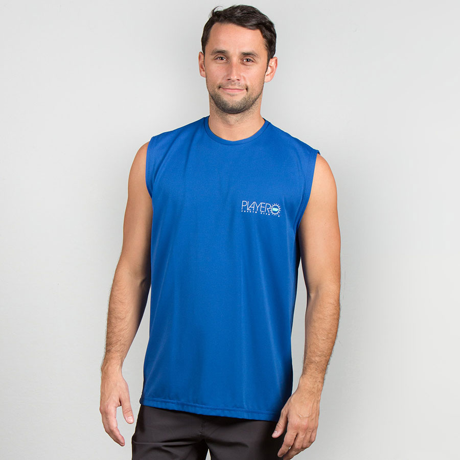 sleeveless beach shirt