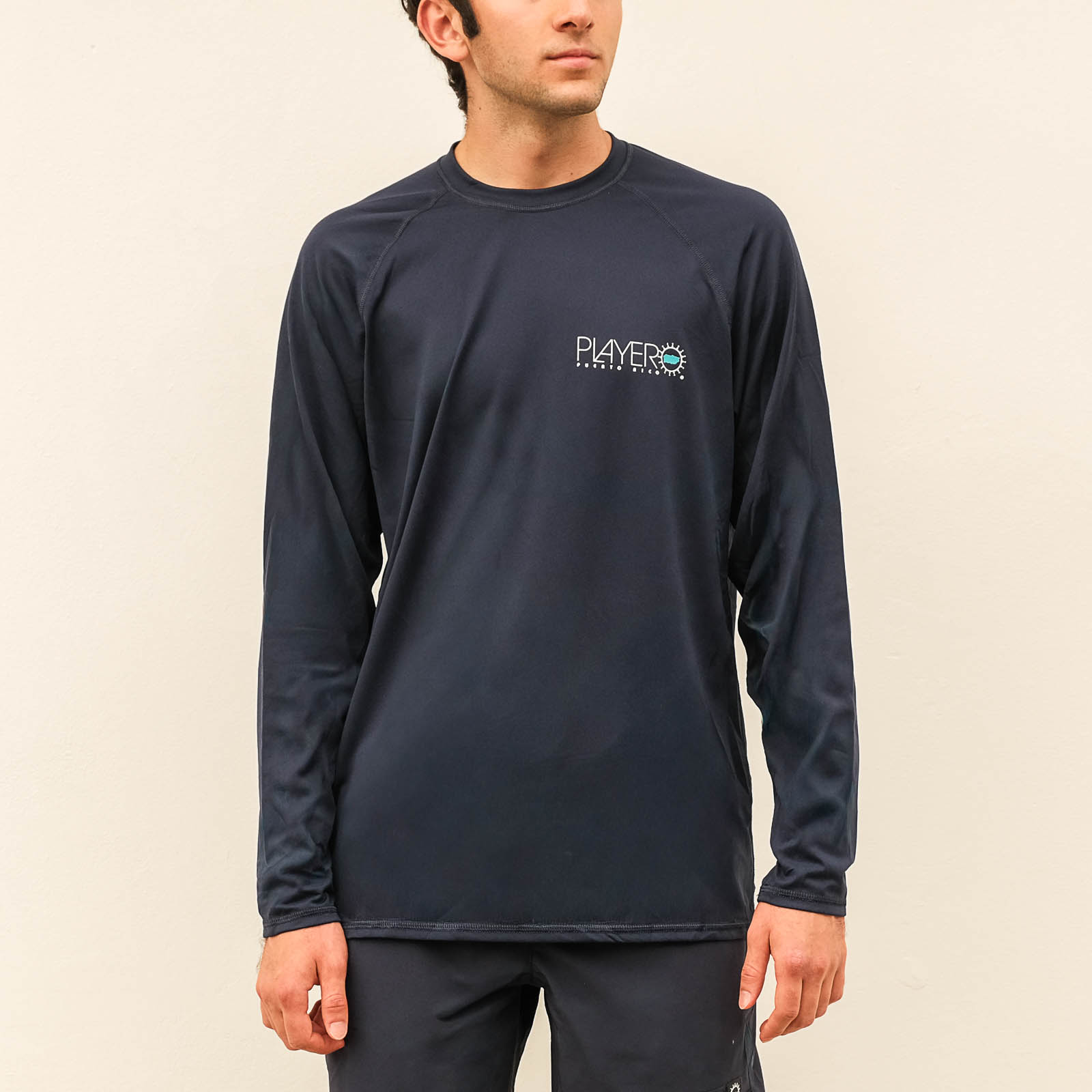 Classic Nylon Mens Long Sleeve Navy Blue