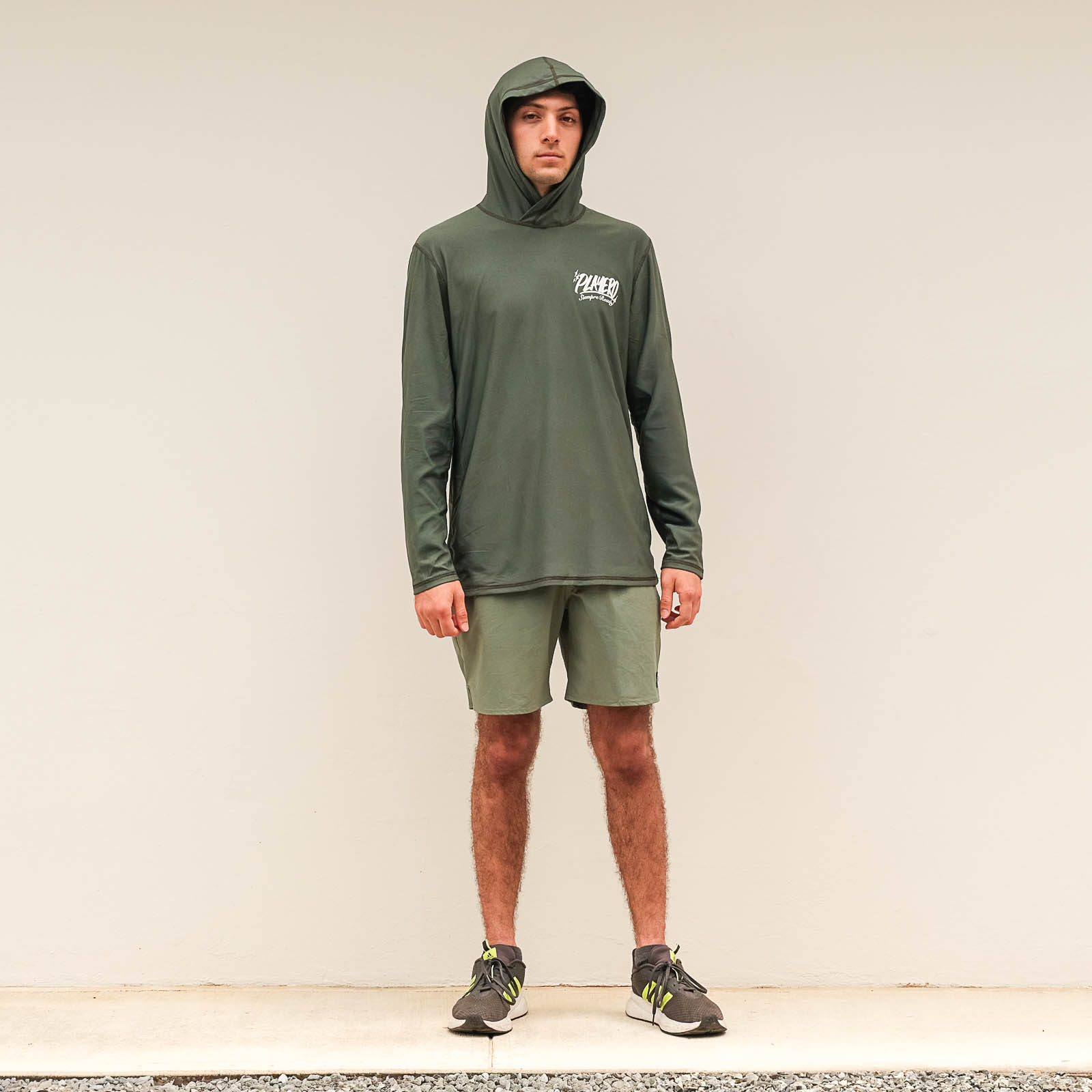 Essentials Nylon Mens Beach Hoodie 