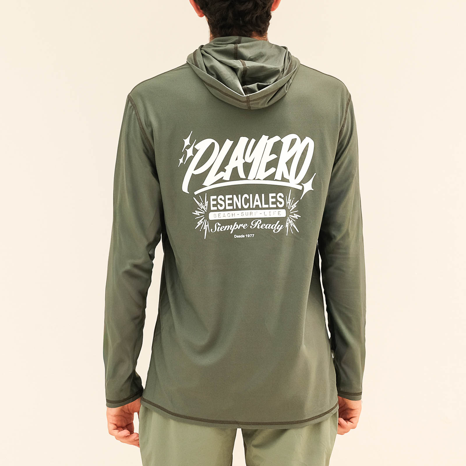 Essentials Nylon Mens Beach Hoodie 