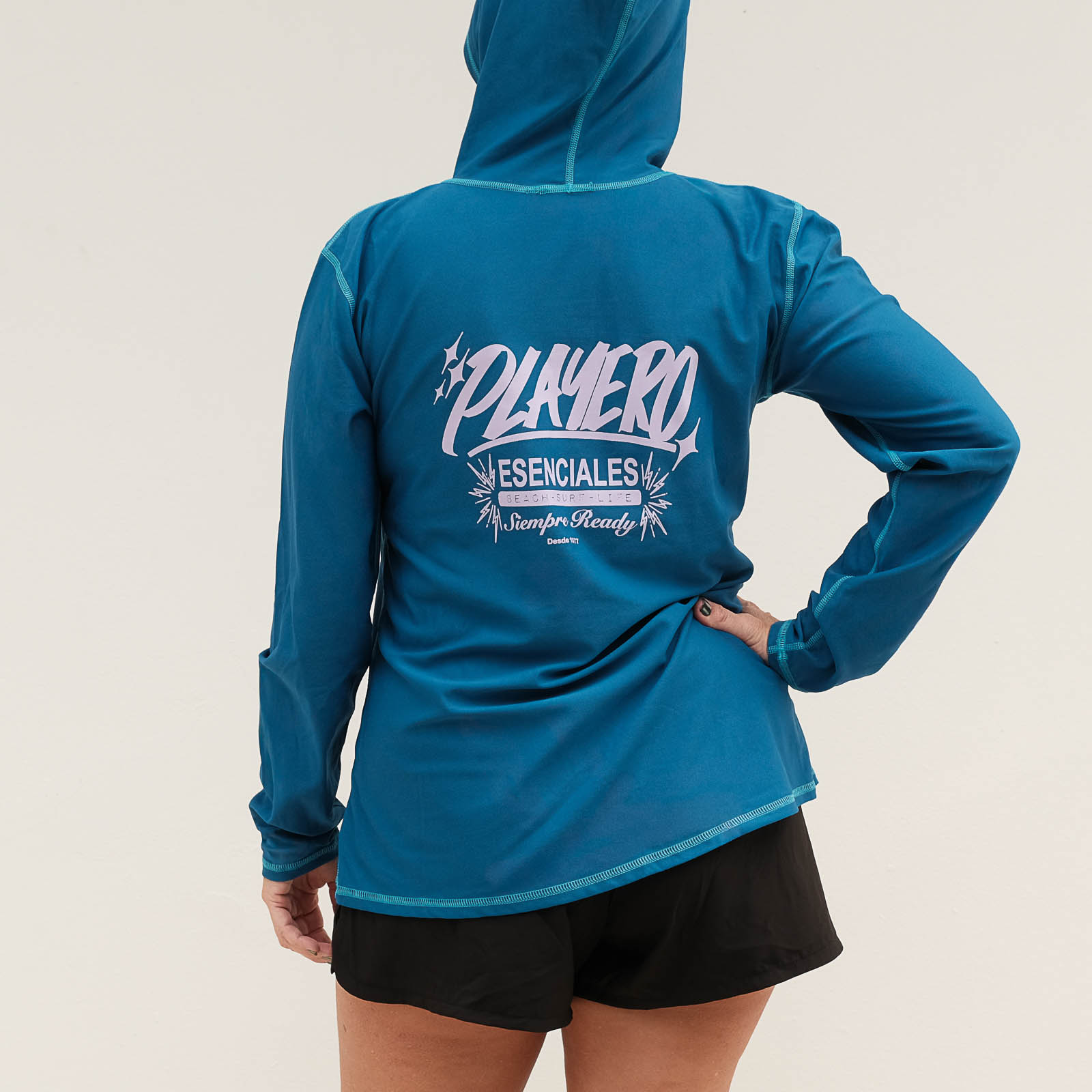 Essentials Nylon Womens Beach Hoodie 