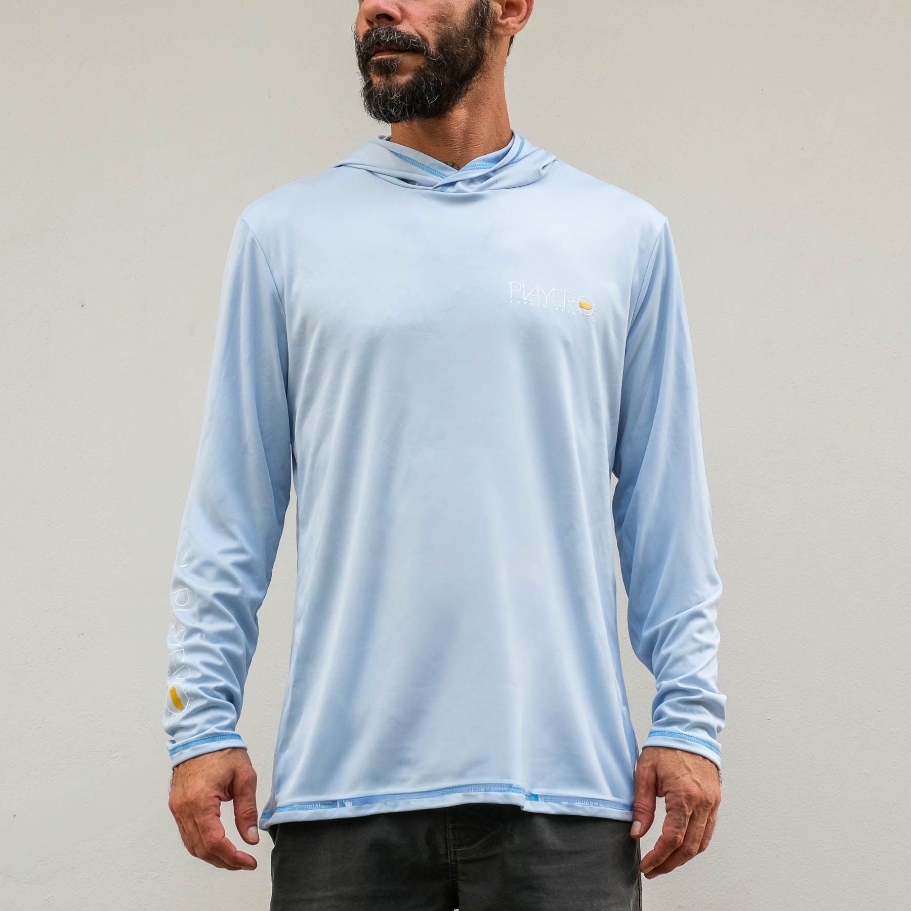 Classic Beach Hoodie Light Blue