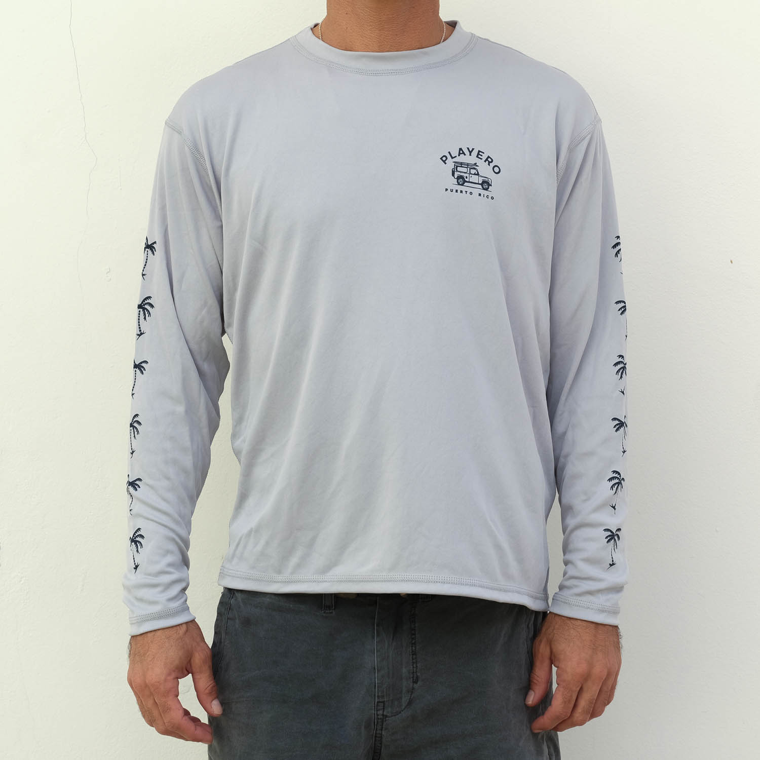 Mens Surfari Ultralight Long Sleeve Charcoal