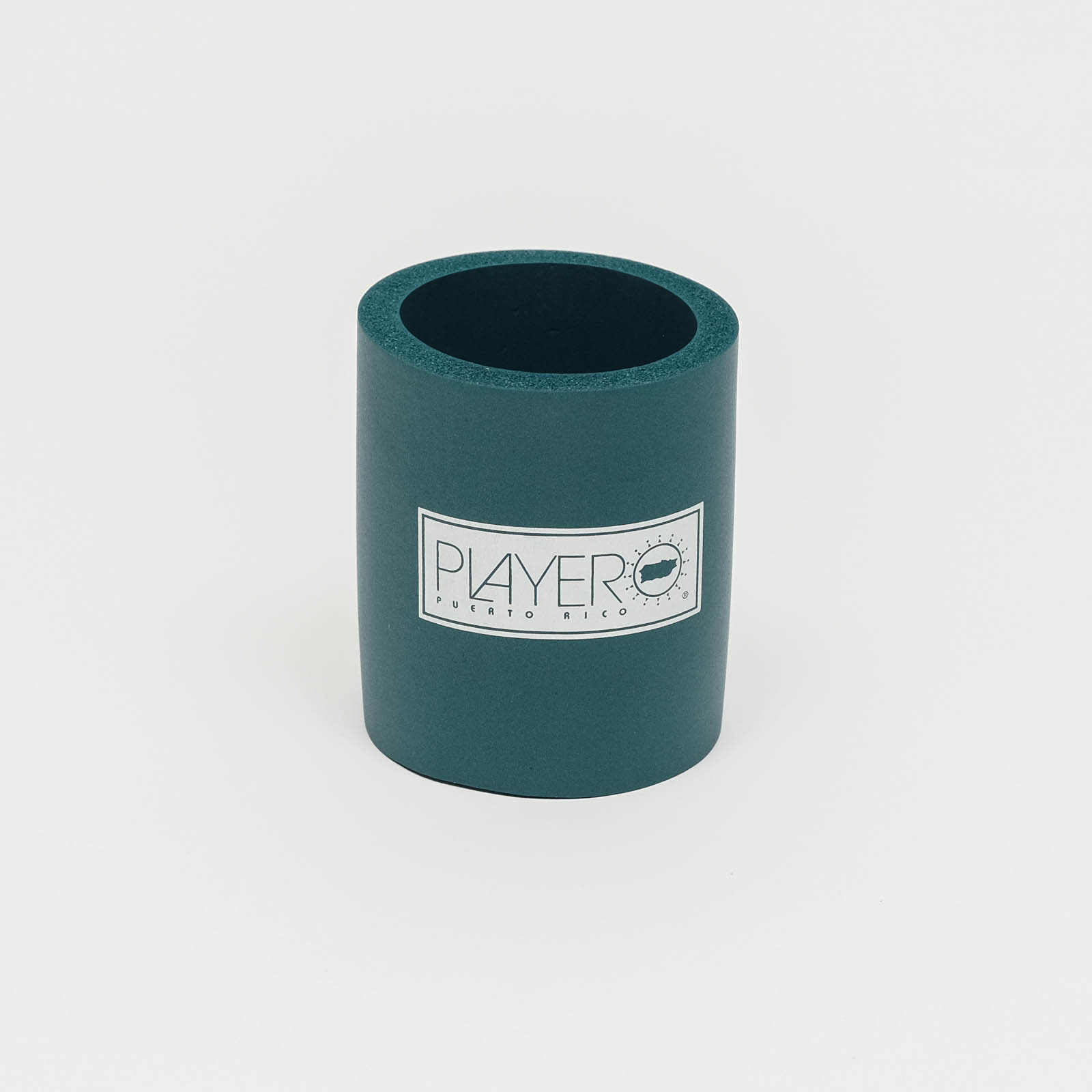 Classic Round Can Koozie Teal Green