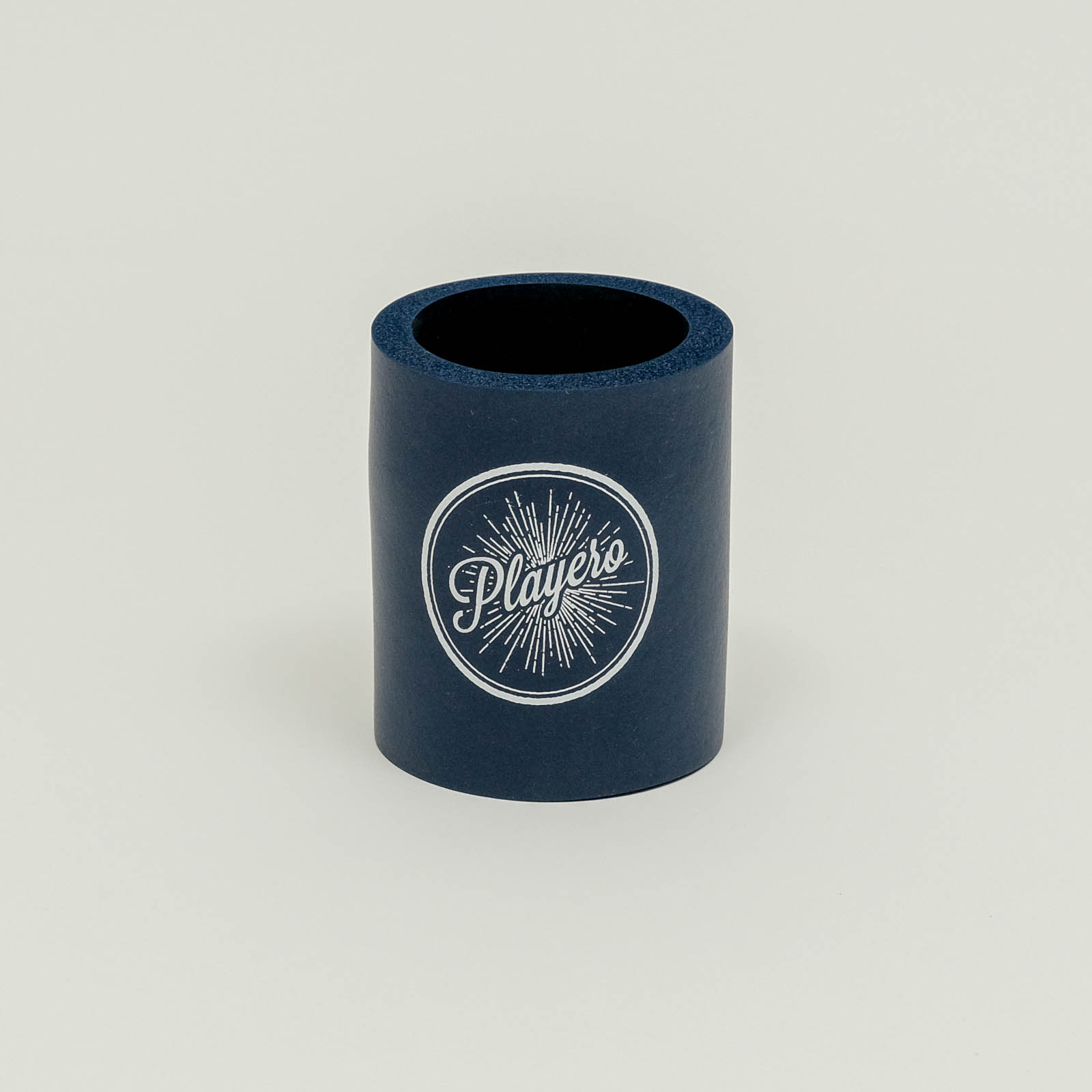 Classic Round Can Koozie Navy Blue