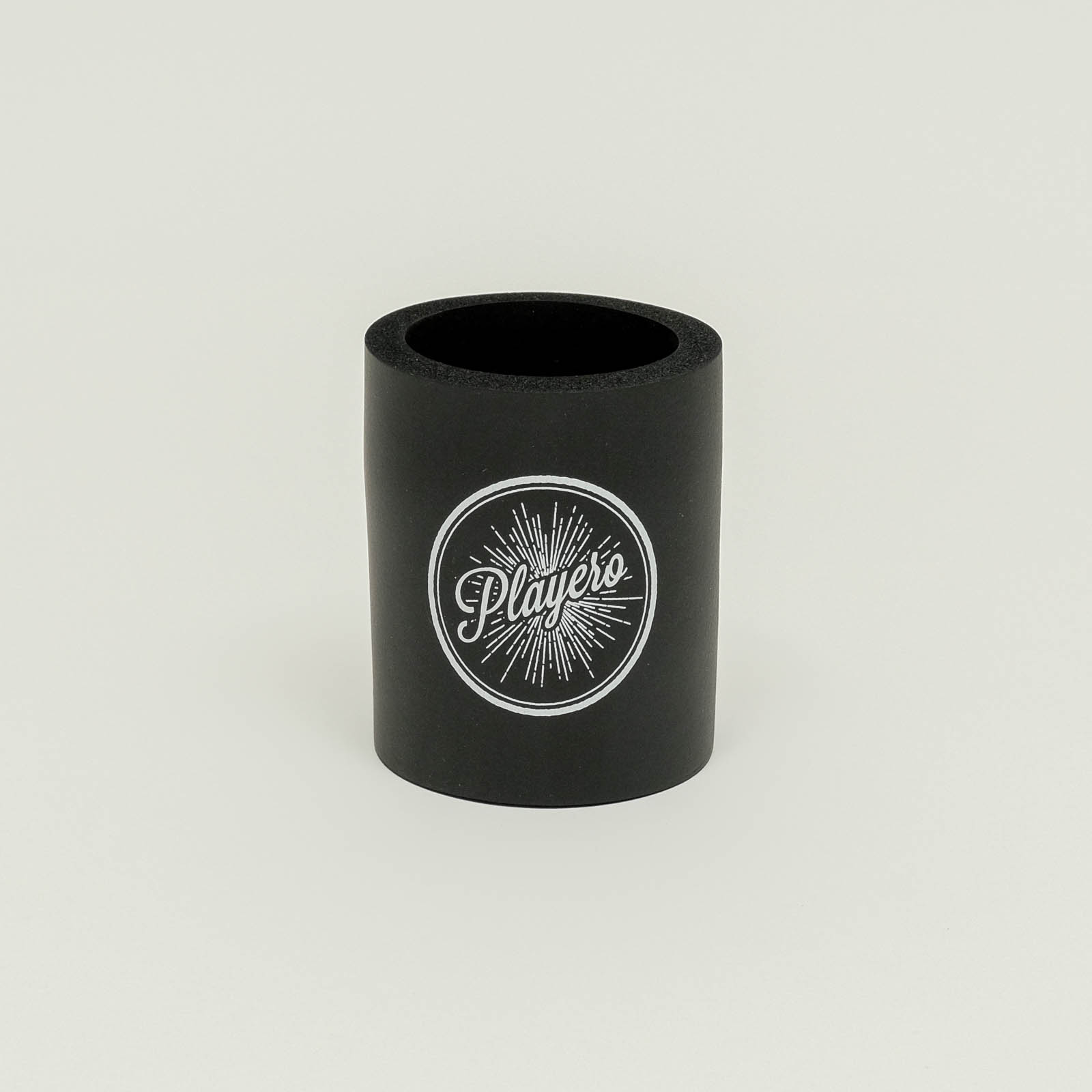 Classic Round Can Koozie Black