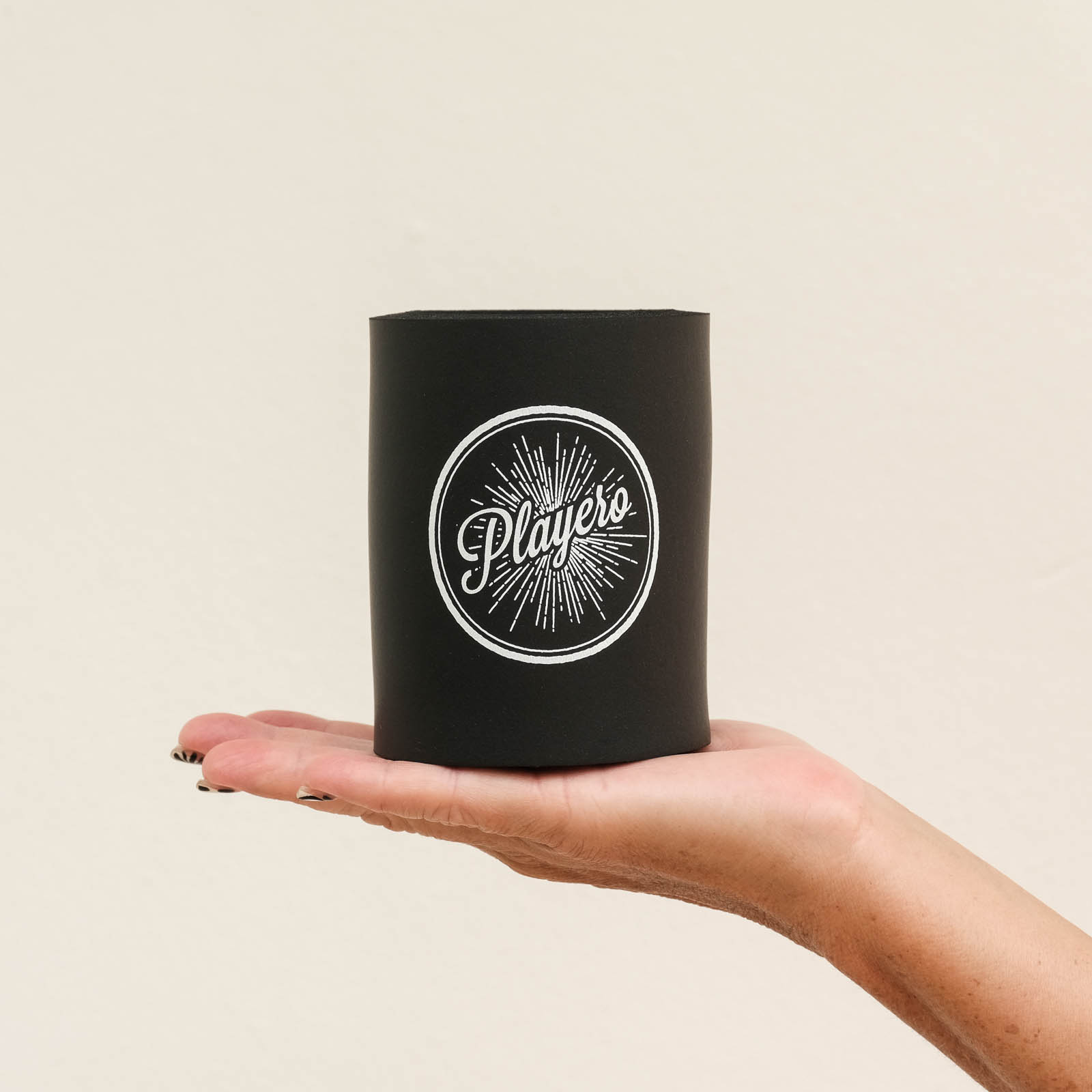  Classic Round Can Koozie Black