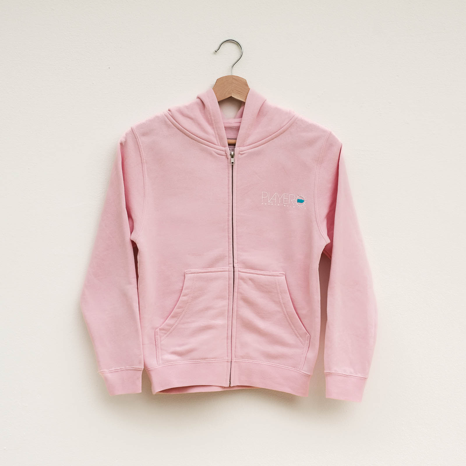 Classic Kids Zip Hoodie Light Pink