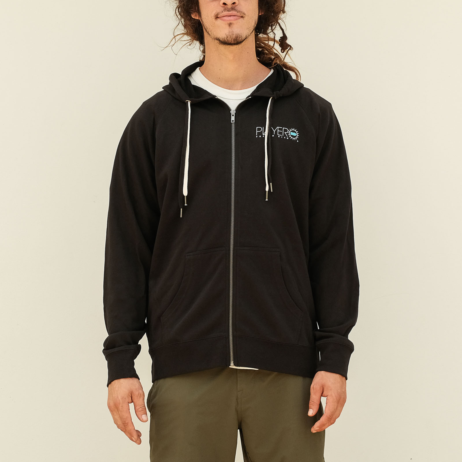  Classic Zip Hoodie Black