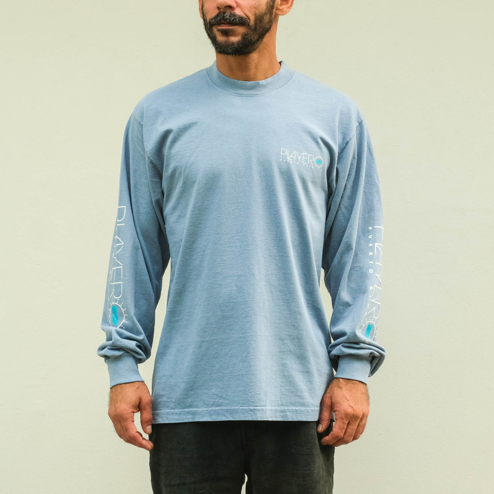  Classic Long Sleeve Light Blue