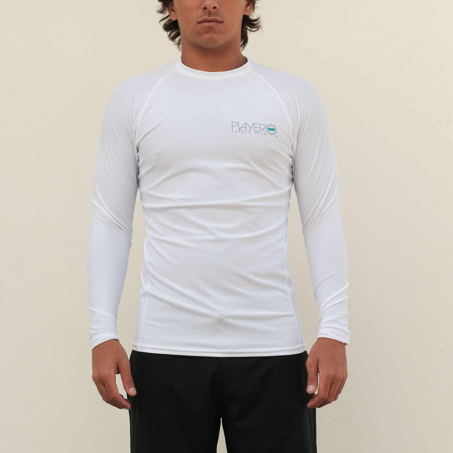 Lycra manches longues Jobe Longsleeve Rash Guard Men White Taille S