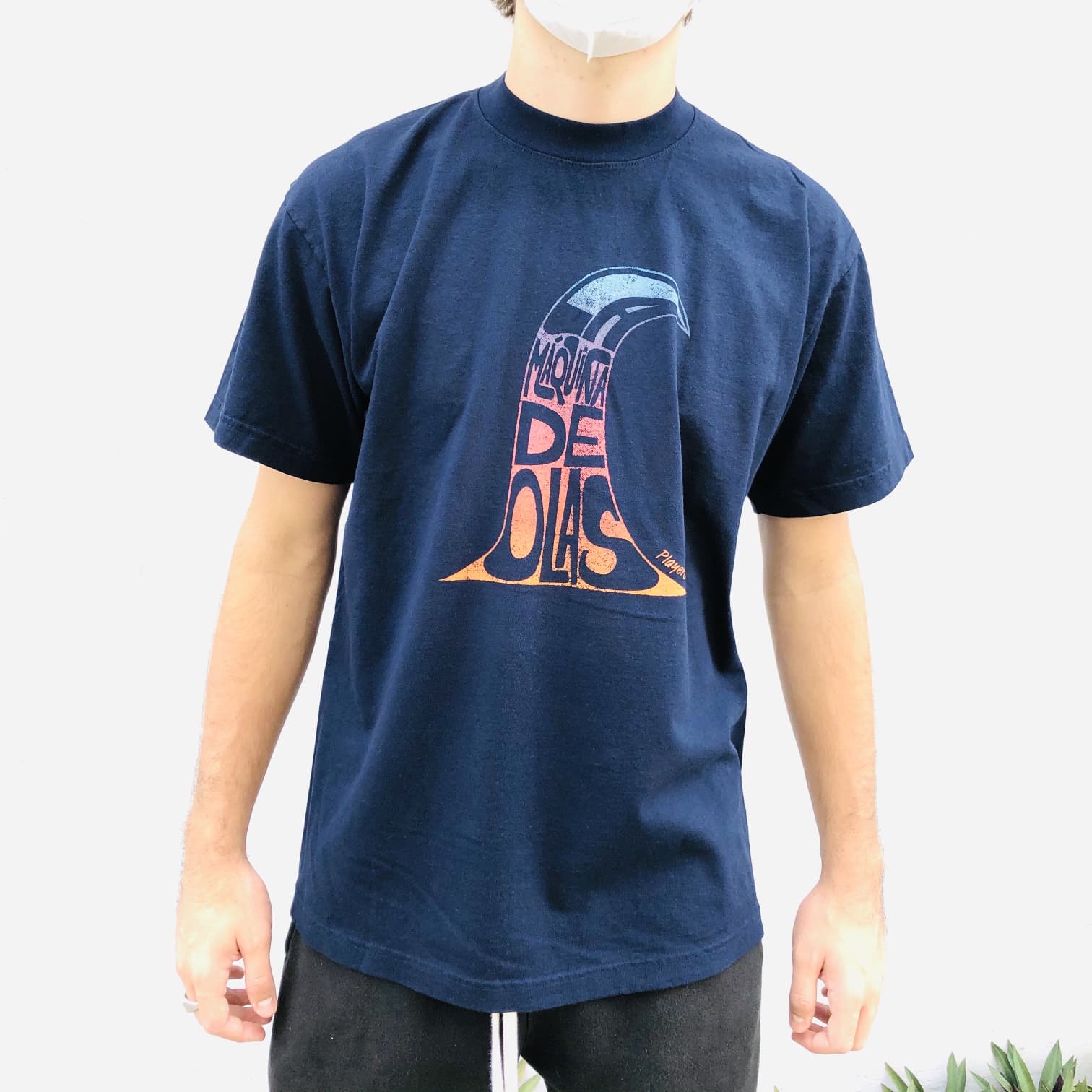 La Maquina Mens Tee Navy Blue