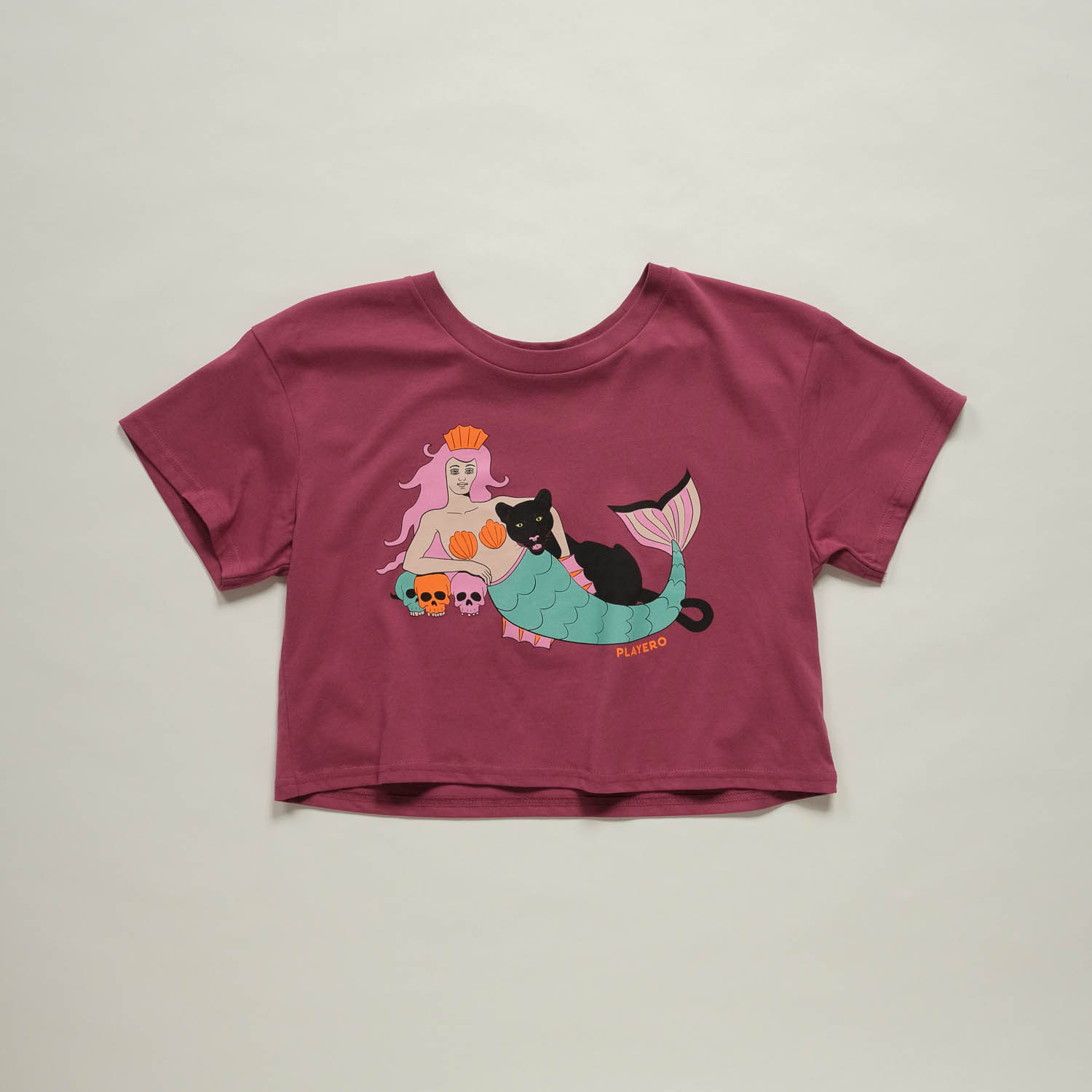 Mermaid Womens Mid Tee Berry
