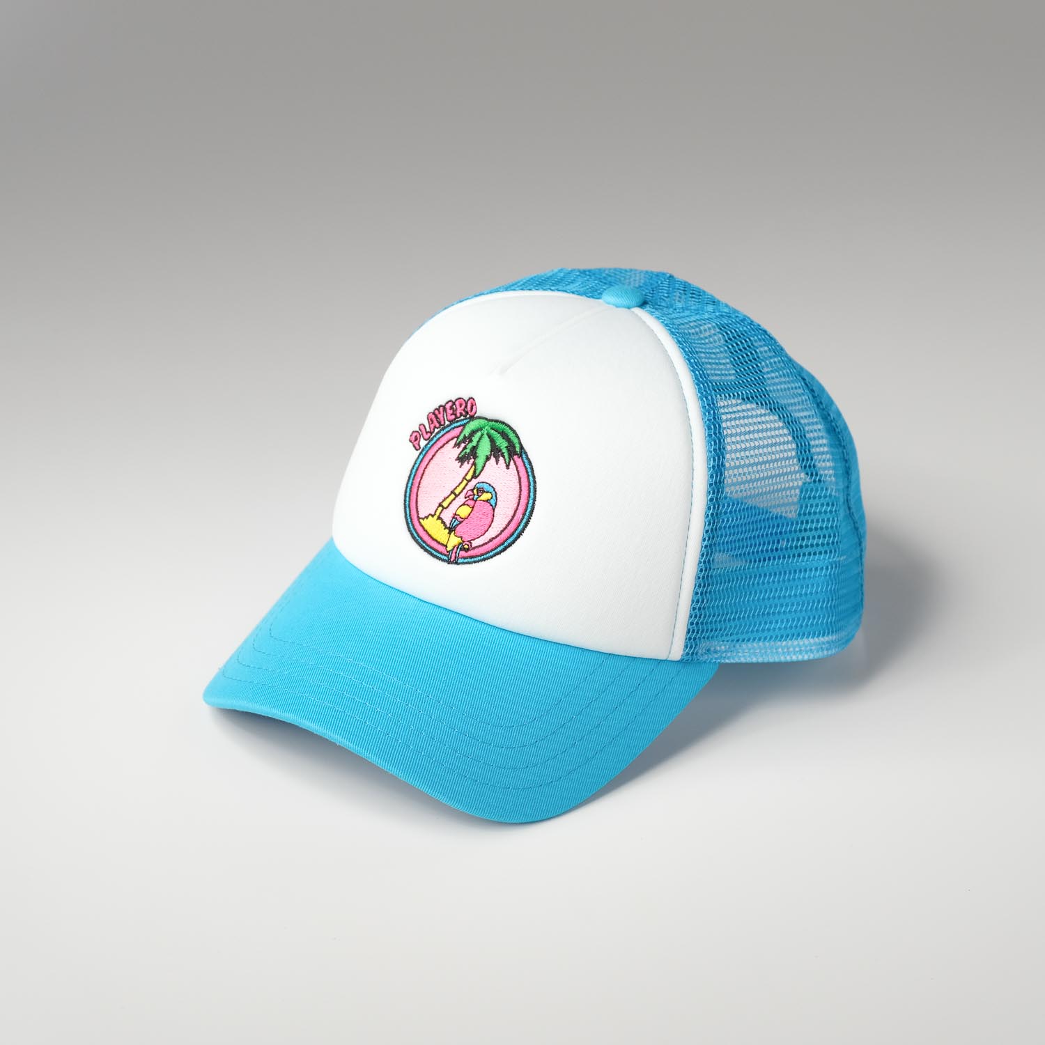 Miami Trucker Hat Blue