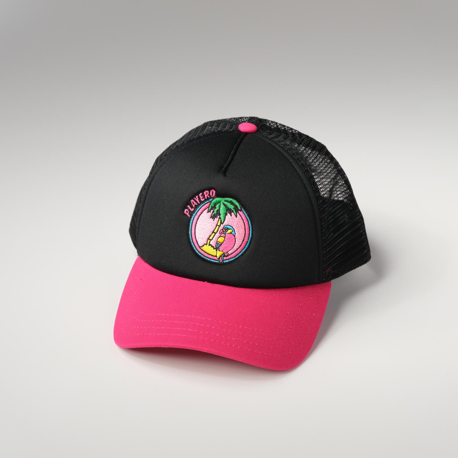 Miami Trucker Hat Fuchsia