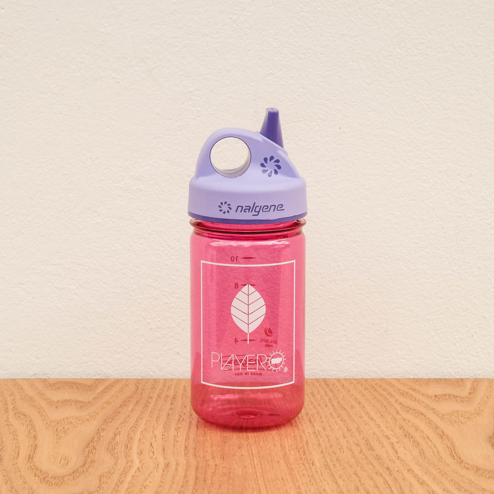 Hoja Grip N Gulp 12oz Bottle Hot Pink