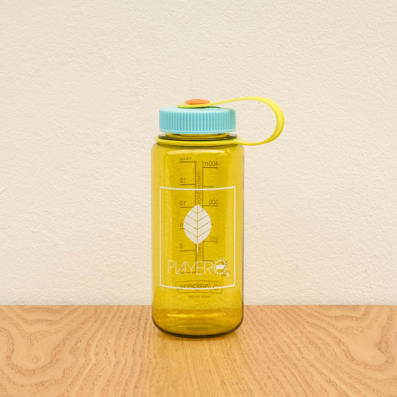 Hoja Wide-Mouth 16oz Bottle Neon Yellow