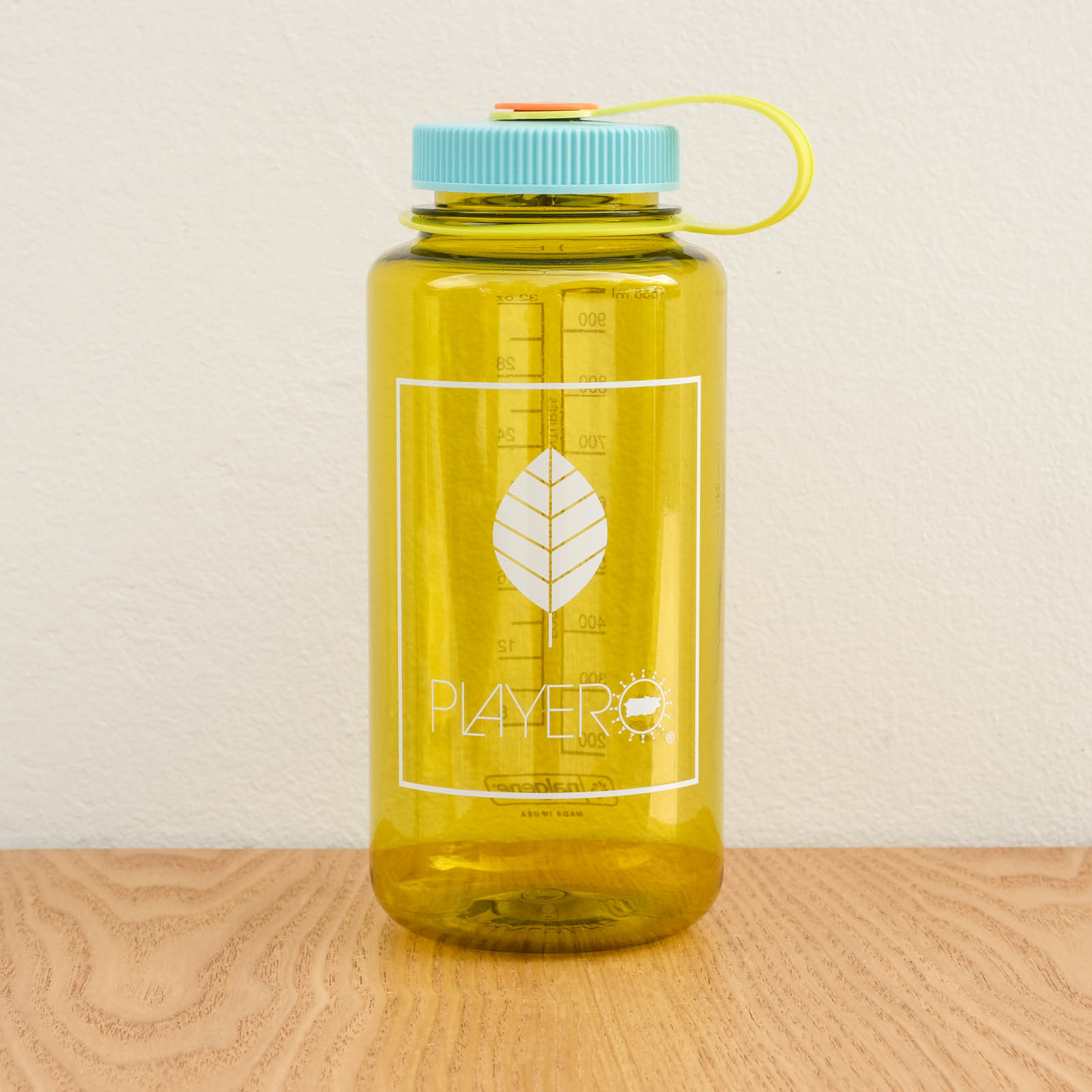 Hoja 32oz Wide-Mouth Bottle Neon Yellow