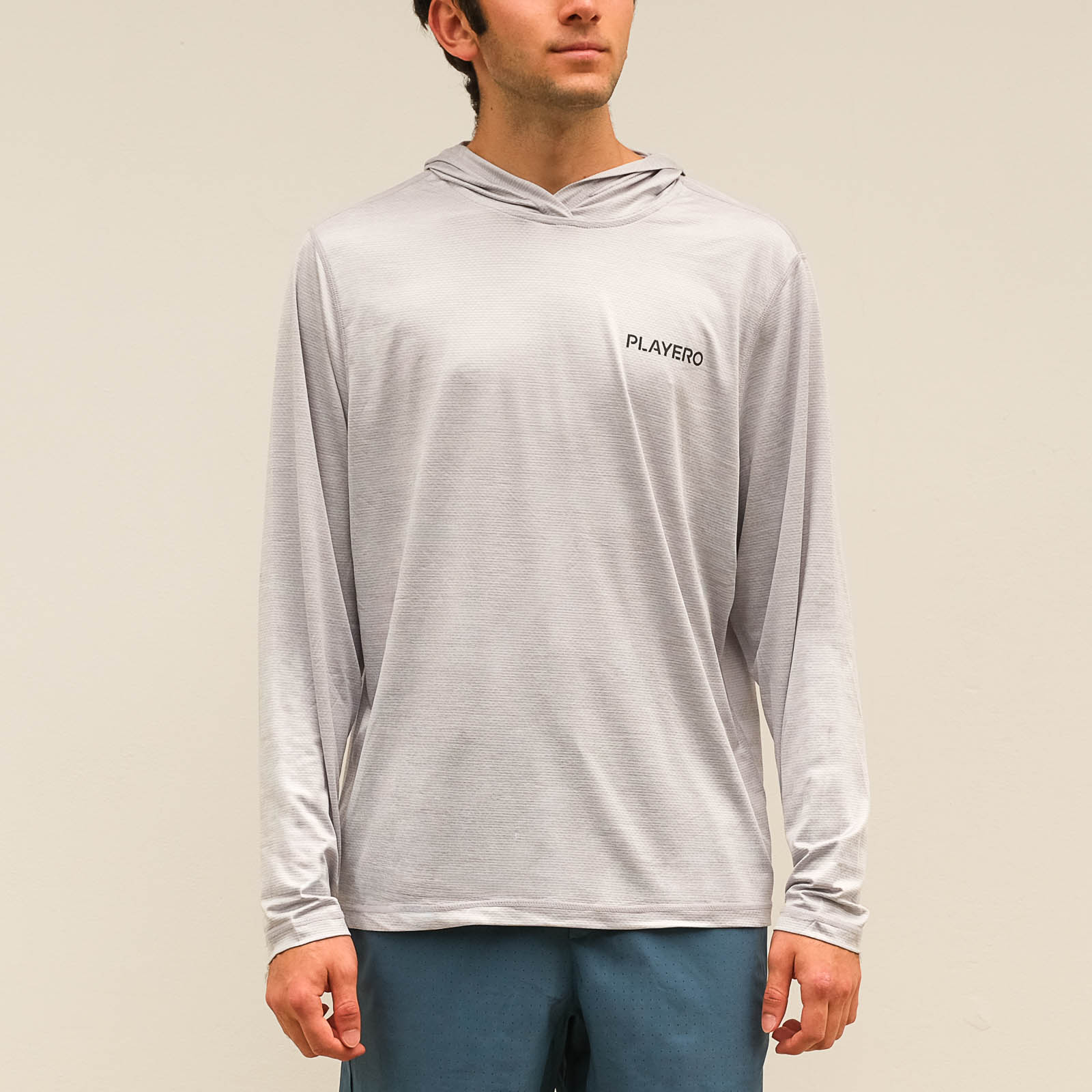 Notch Eco Dry Sun Hoodie Light Grey