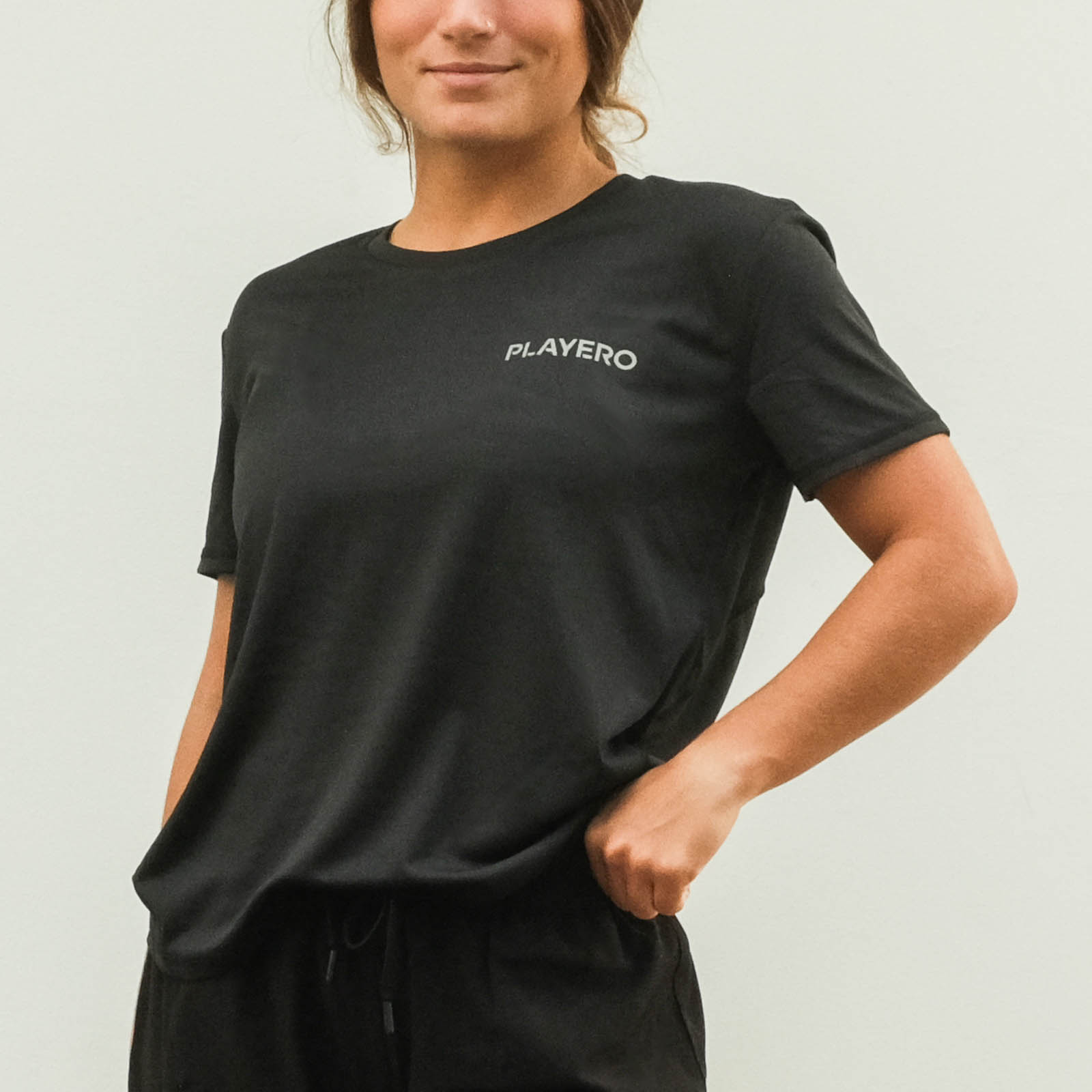 Heat Wave Womens Eco Tee Black