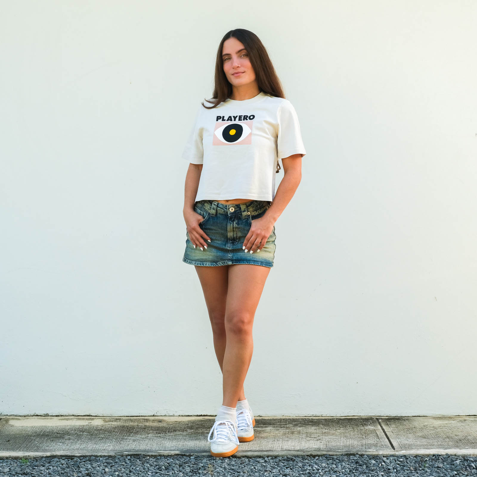  Ojo Womens Heavy Mid Tee Off-White