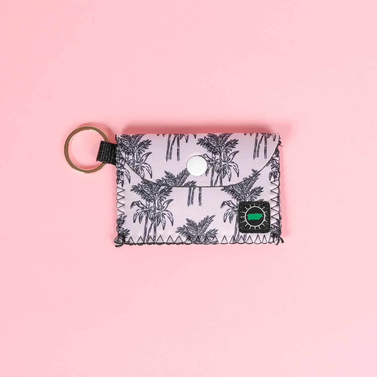 Palmas Neoprene Snap Wallet Light Pink