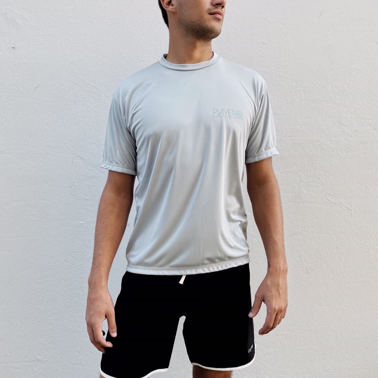 Mens Classic Performance Top Light Grey