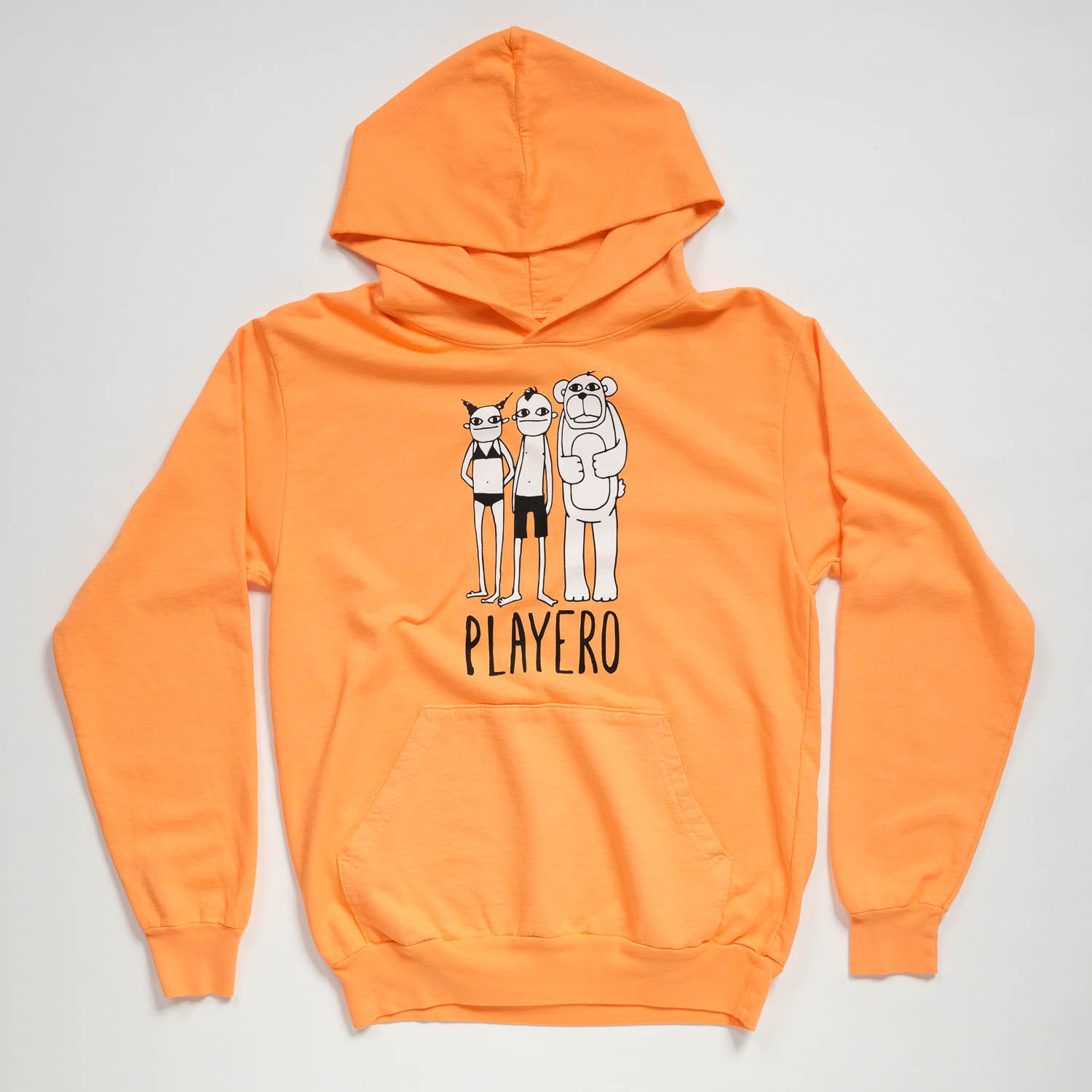 Piquete Unisex Towel Hoodie Coral