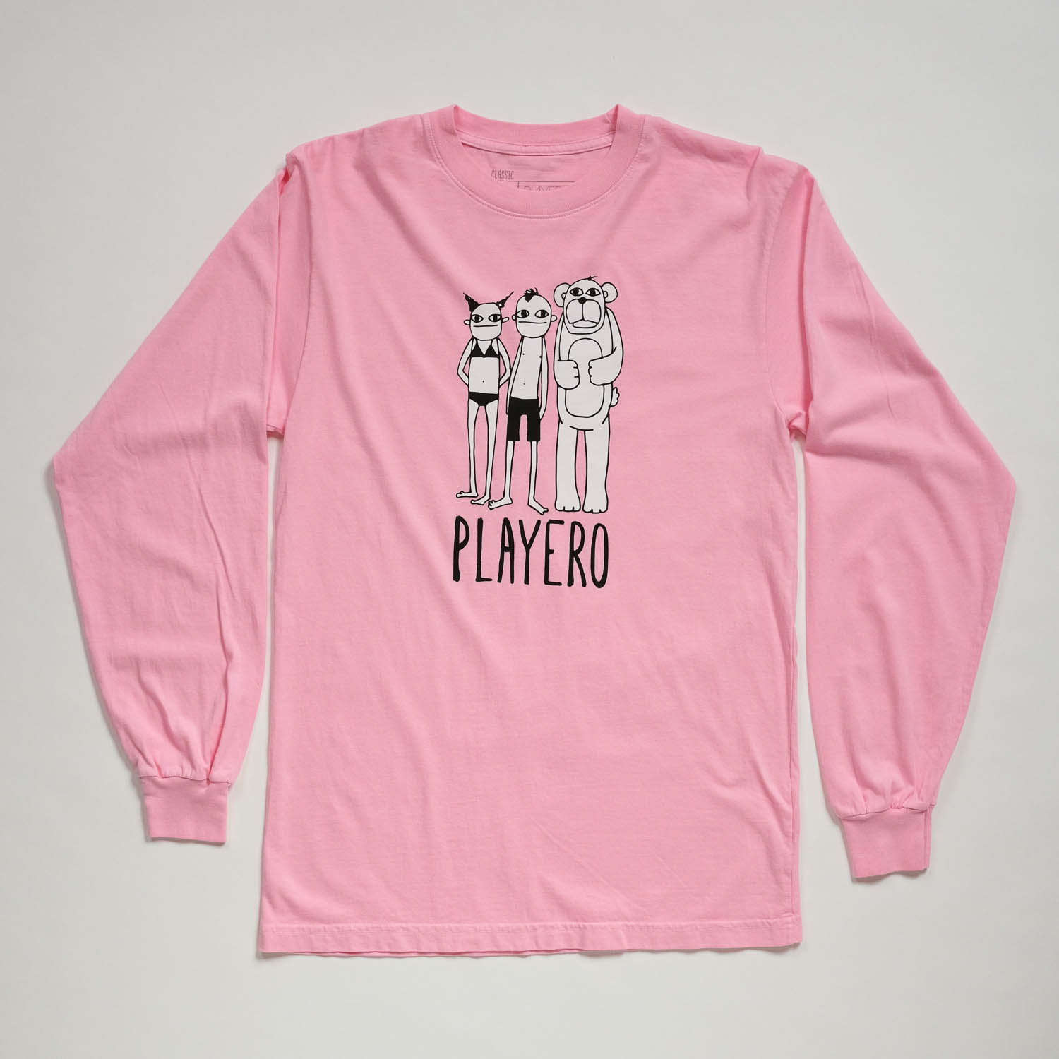 Piquete Mens Long Sleeve Pink
