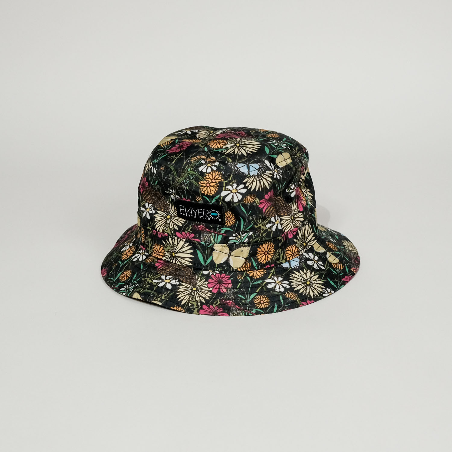 Pradera Floral Bucket Hat Storm Blue