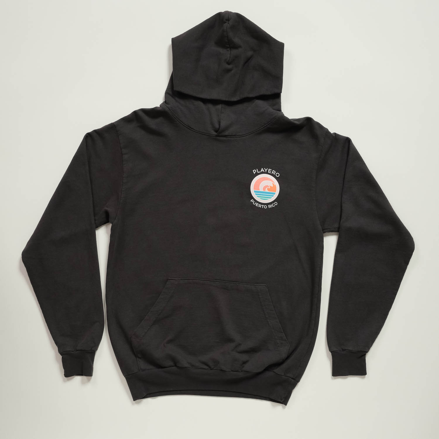 Parchola Unisex Towel Hoodie Off-Black