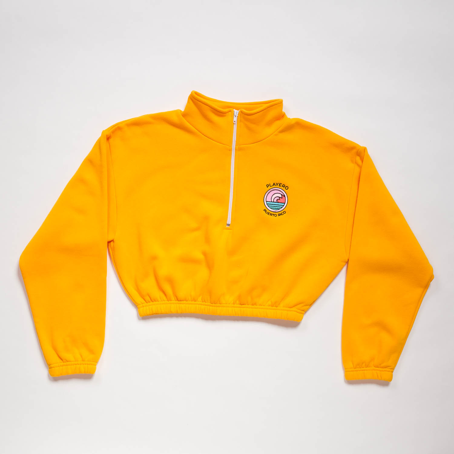 Parchola Women's Half-Zip Jacket Gold