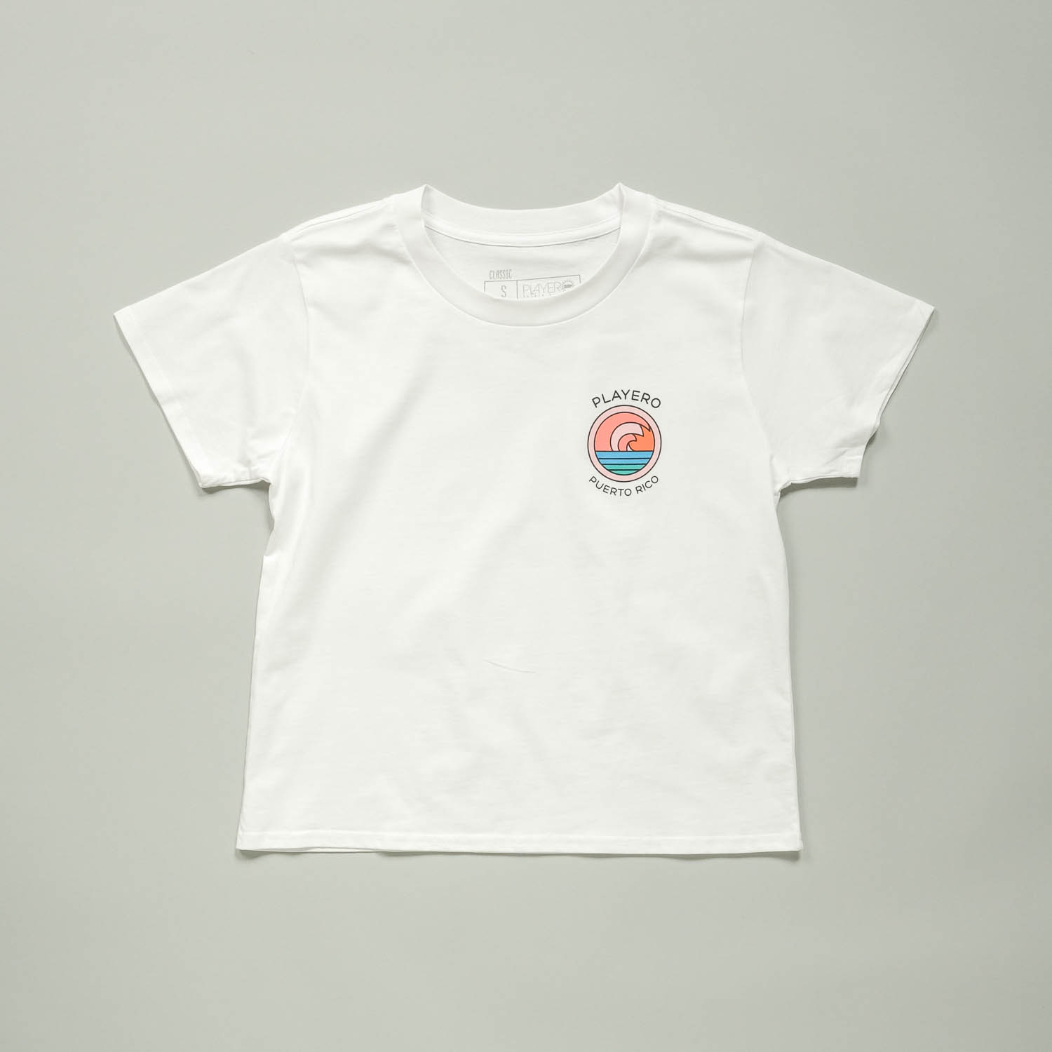 Parchola Womens Mid Tee White