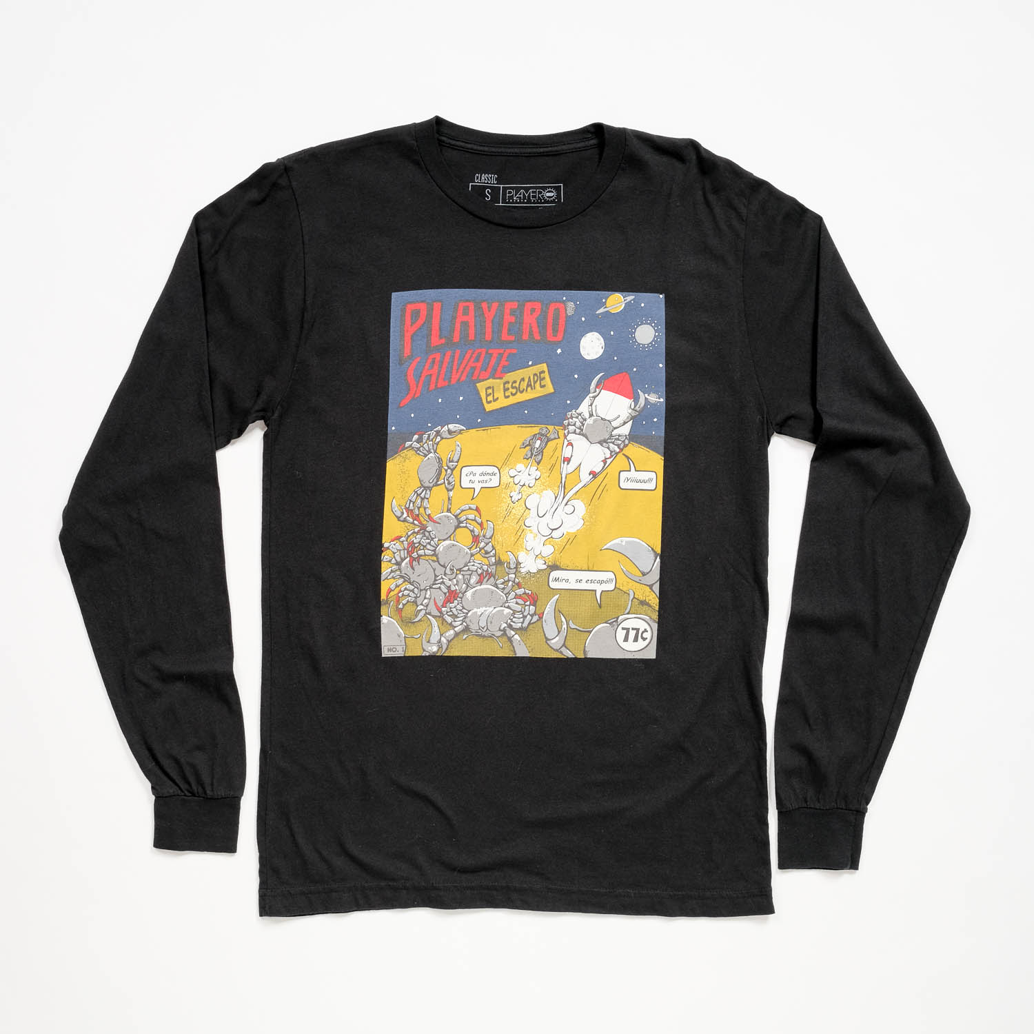 Savage Comic Long Sleeve Black